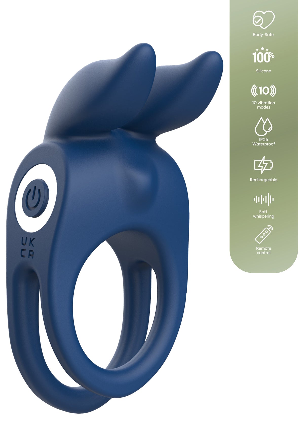 Playhouse Fierce Rabbit Ring Vibrating + Remote