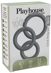 Playhouse Cock Ring Set 3pcs