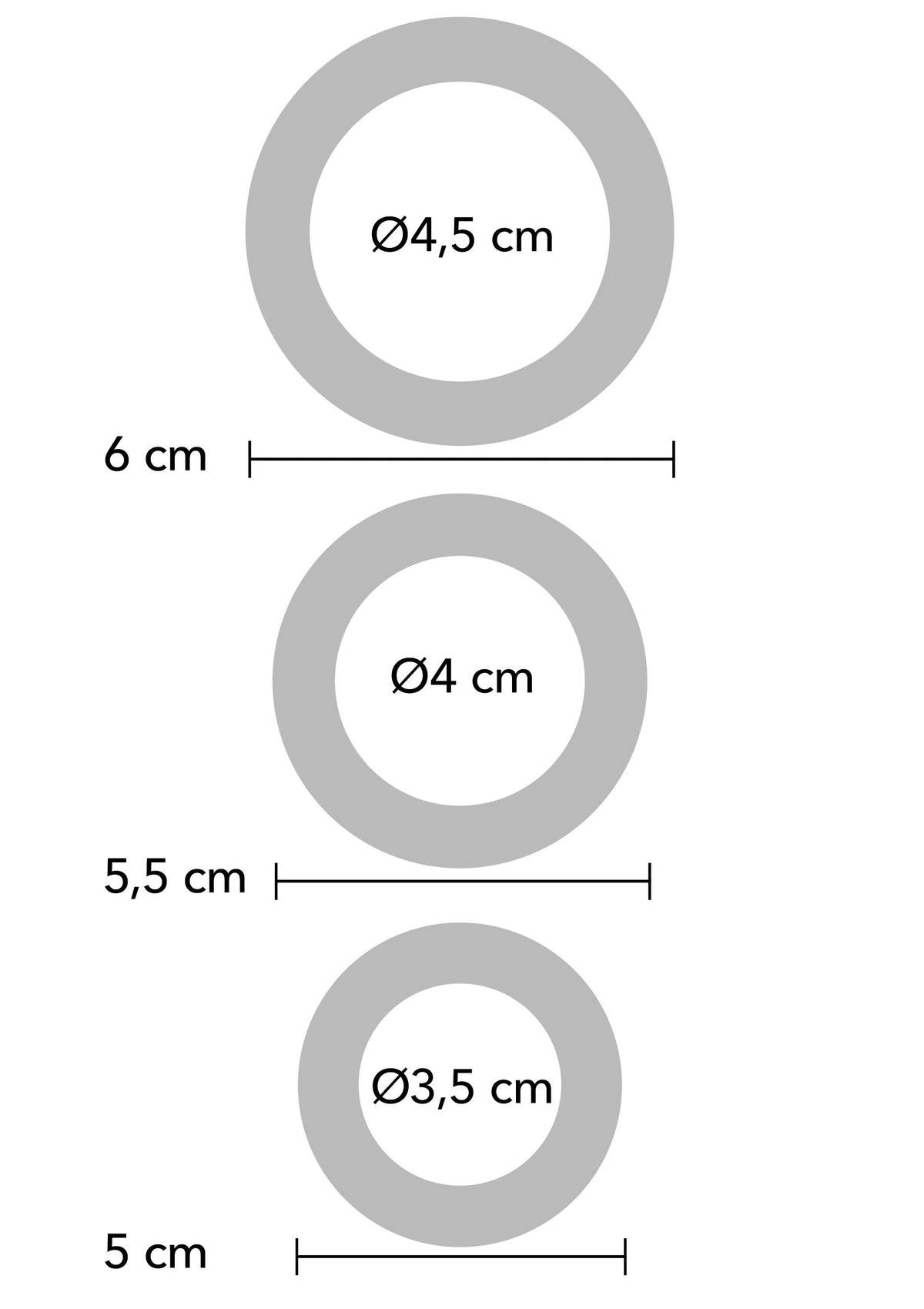 Playhouse Cock Ring Set 3pcs