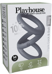 Playhouse Triple Cock & Ball Sling Medium