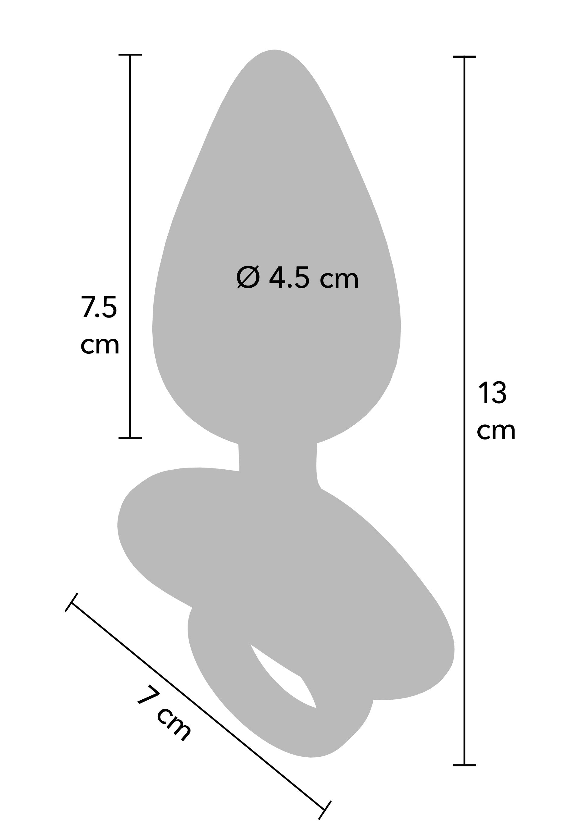 Playhouse Smooth Anal Plug Vibrating + Remote