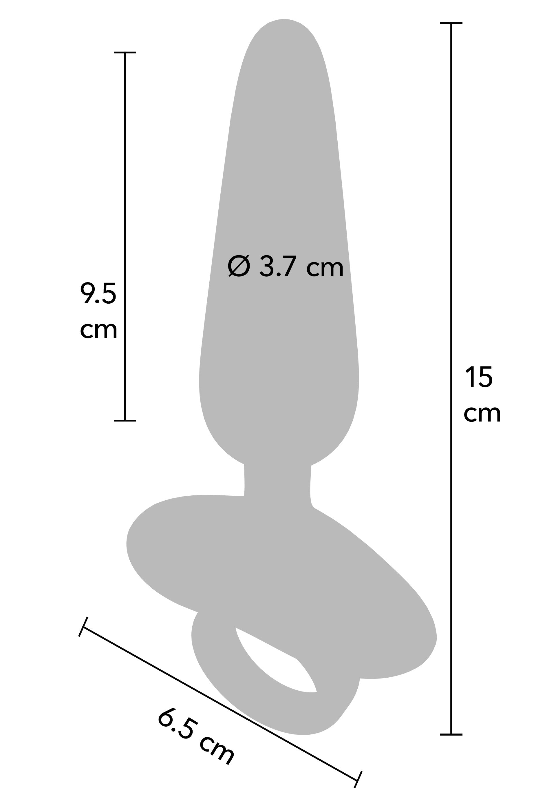 Playhouse Slim Anal Plug Vibrating + Remote
