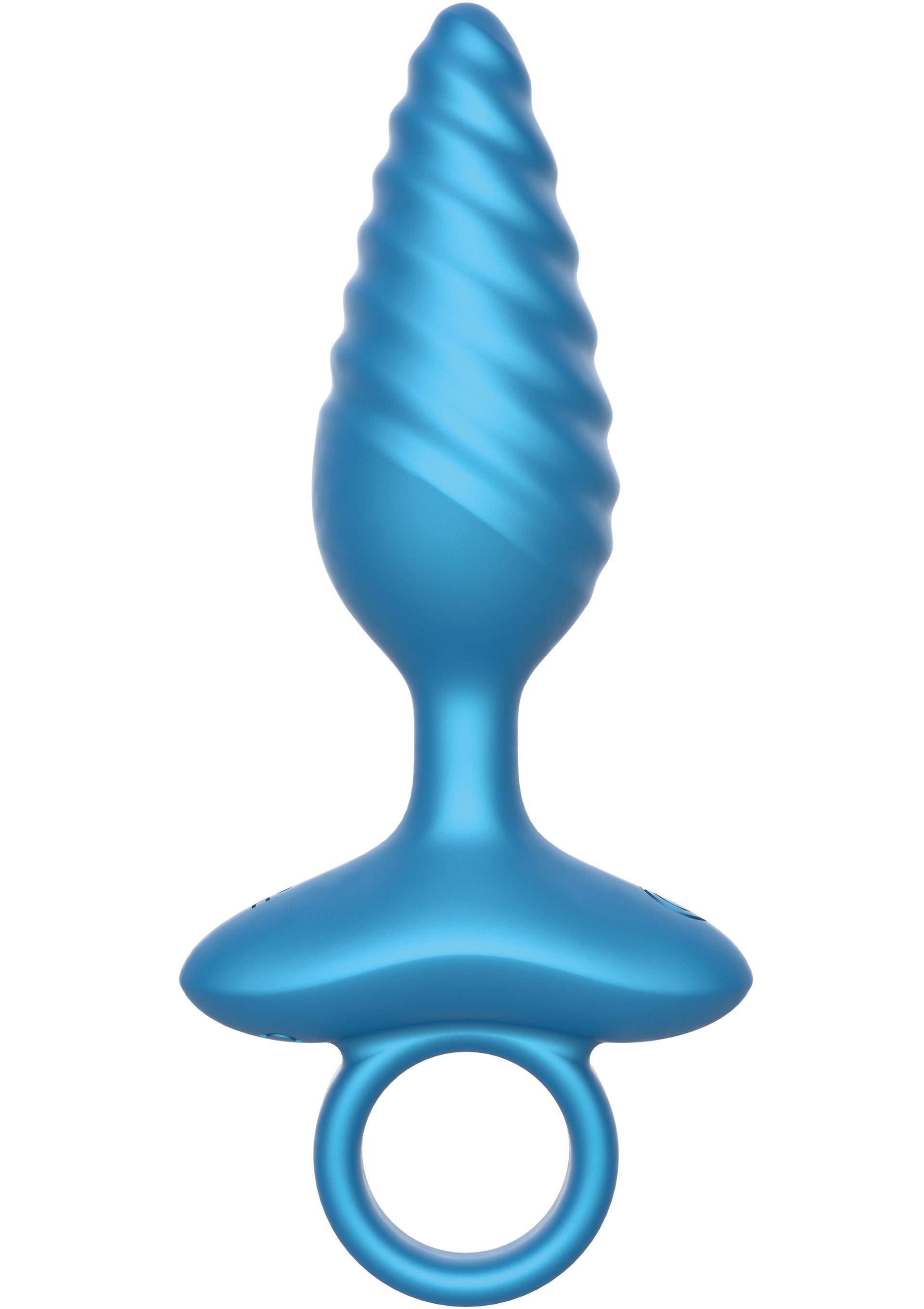 Playhouse Ribbed Anal Plug Vibrating + Remote