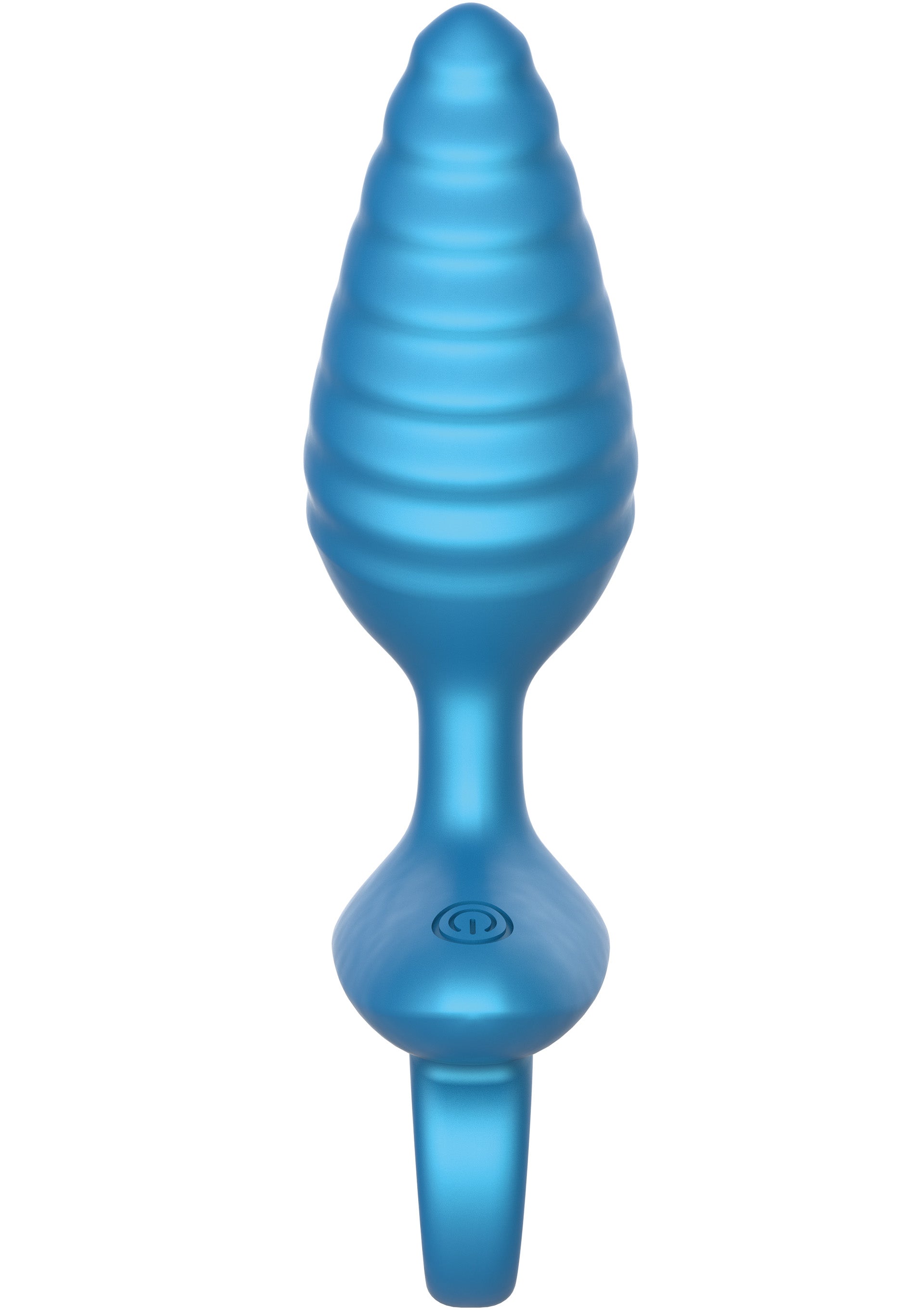 Playhouse Ribbed Anal Plug Vibrating + Remote