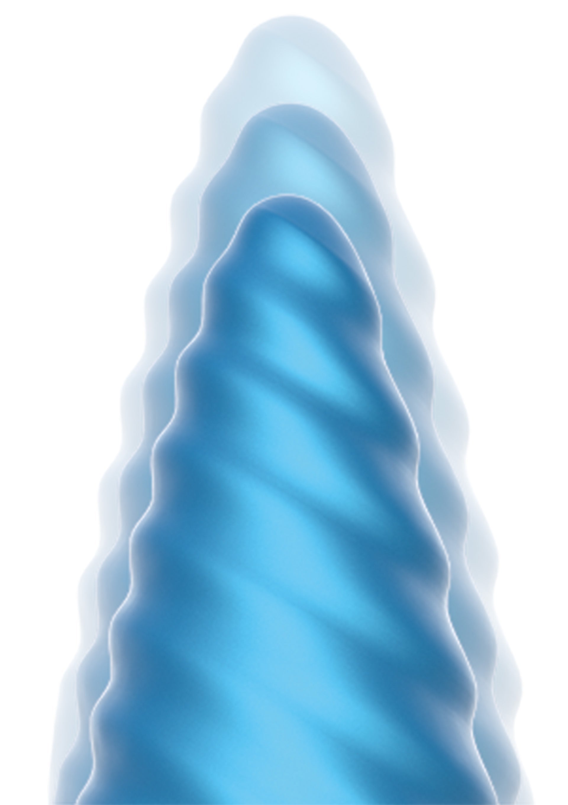 Playhouse Ribbed Anal Plug Vibrating + Remote