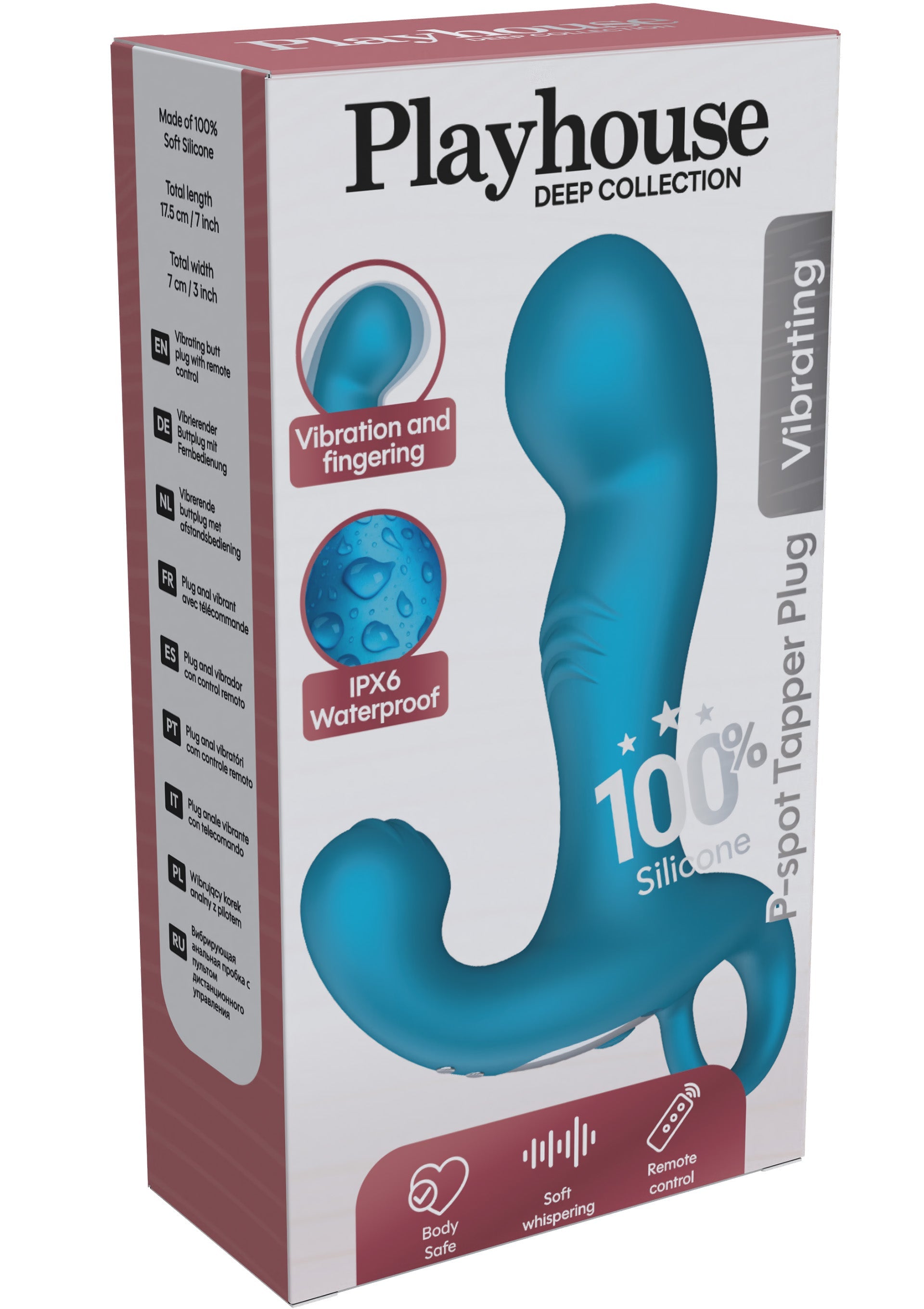 Playhouse P-spot Tapper Plug Vibrating + Remote