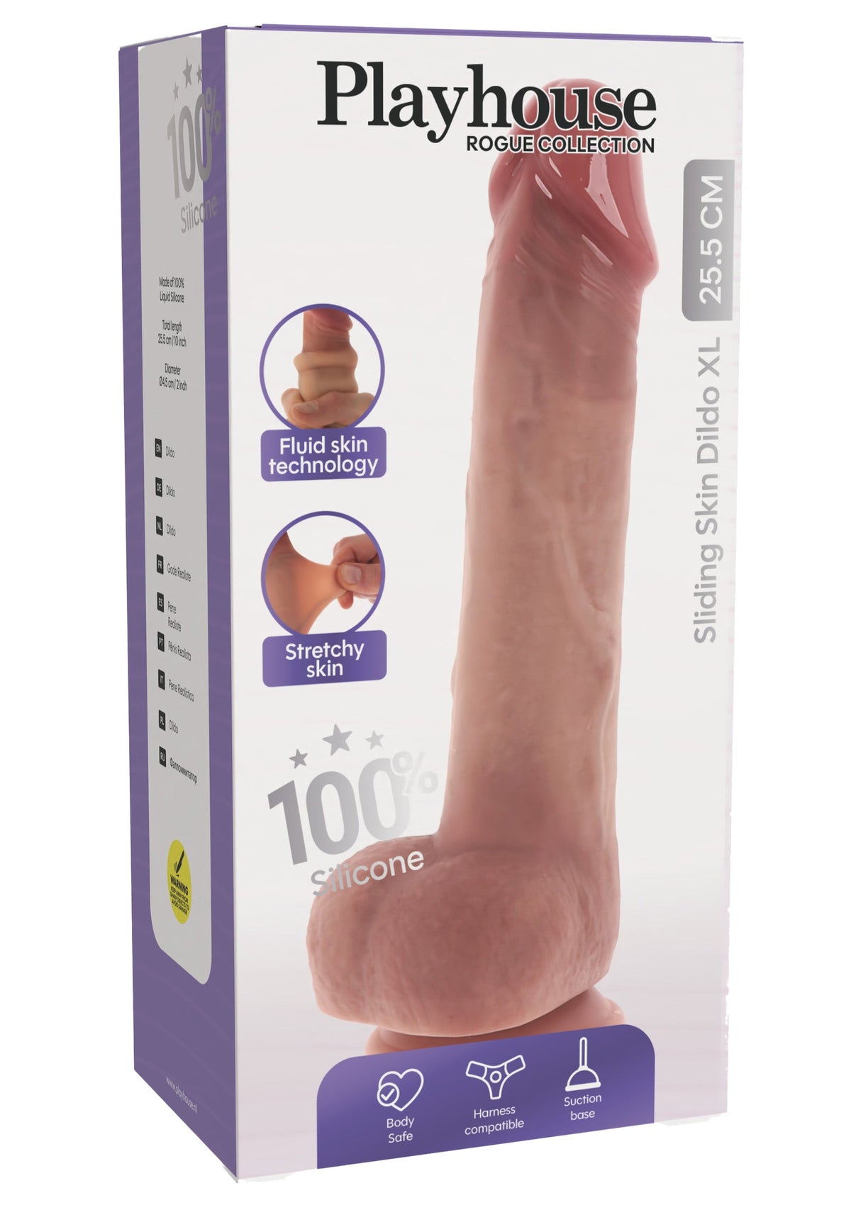 Playhouse Sliding Skin Dildo Silicone XL