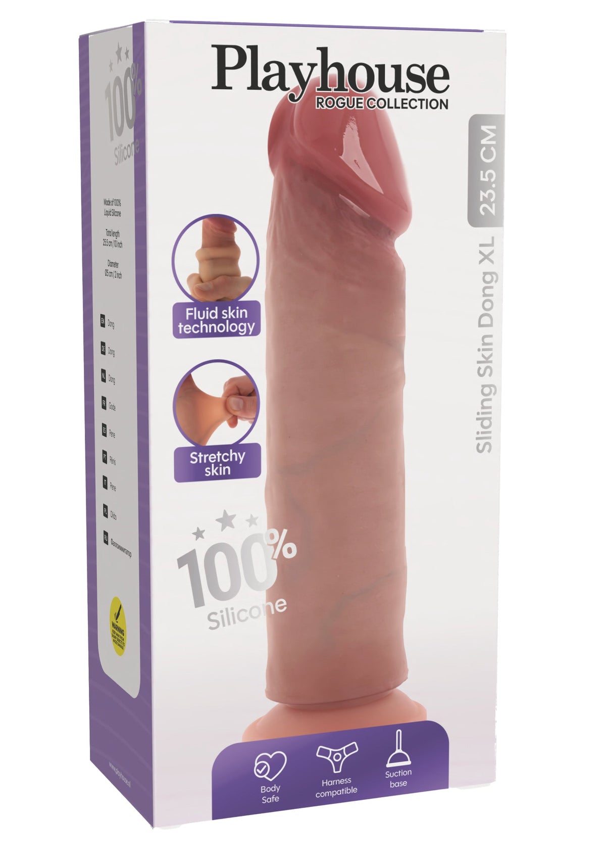 Playhouse Sliding Skin Dong Silicone XL