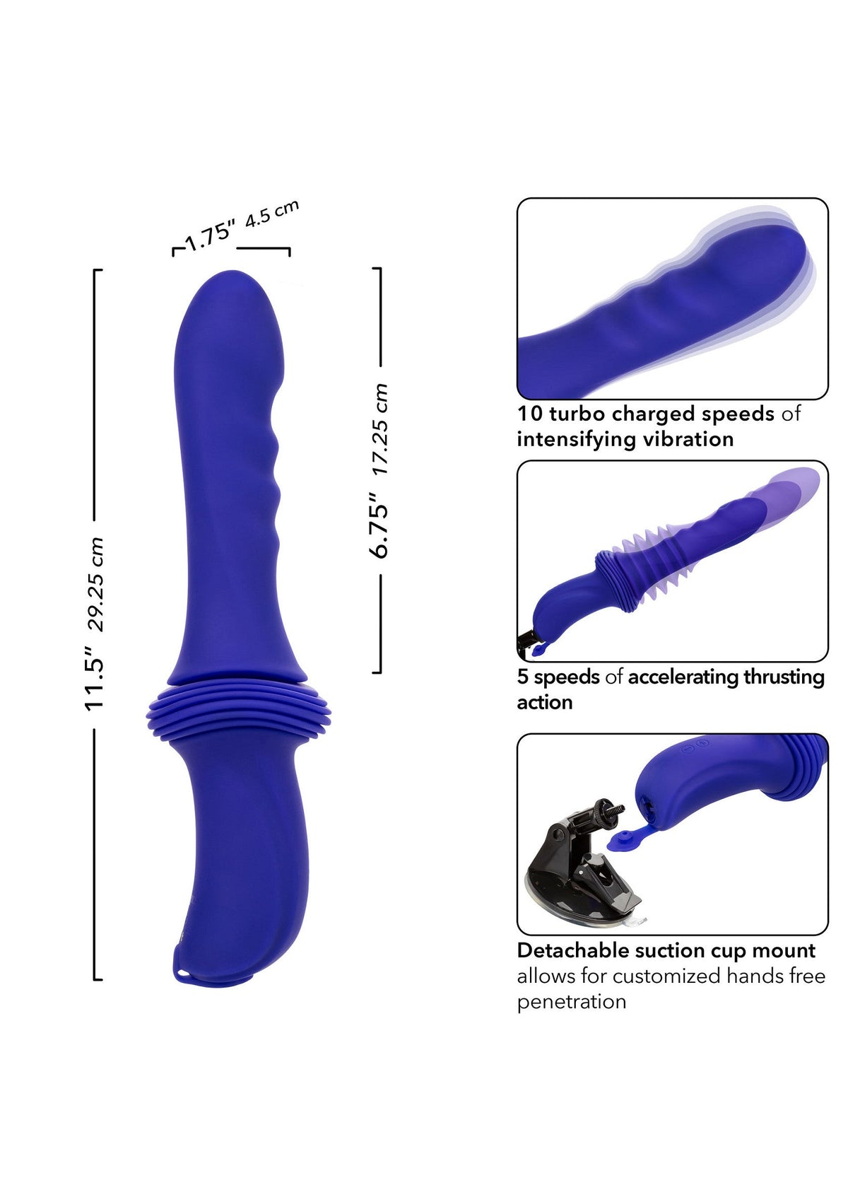 CalExotics Sex Machine Ridged Thruster
