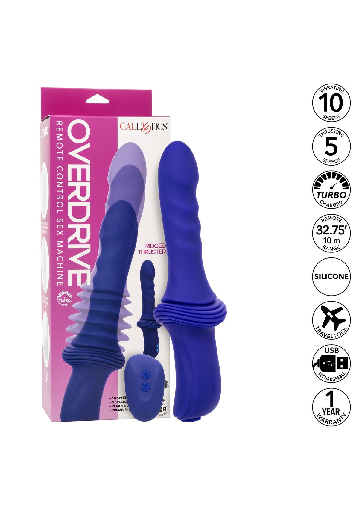 CalExotics Sex Machine Ridged Thruster