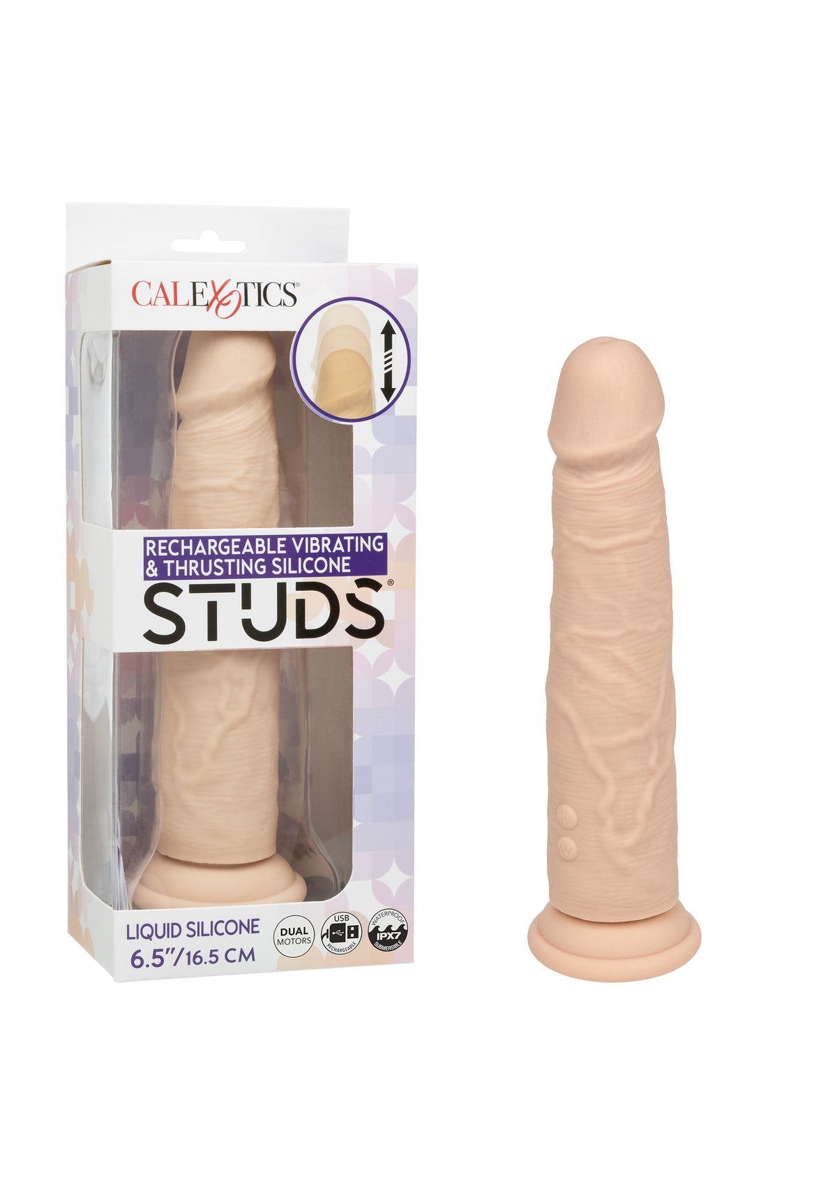 CalExotics Vibrating & Thrusting Silicone Studs