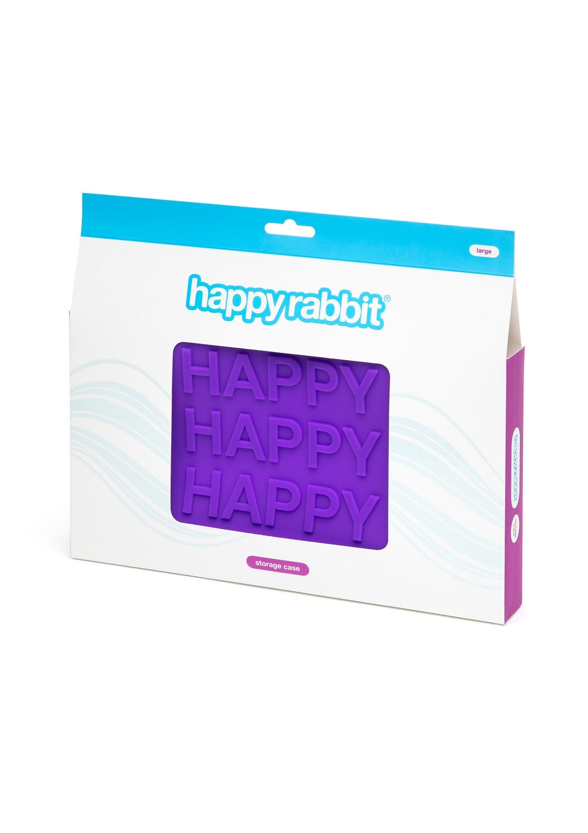 Happy Rabbit Large Silicone Zip Storage