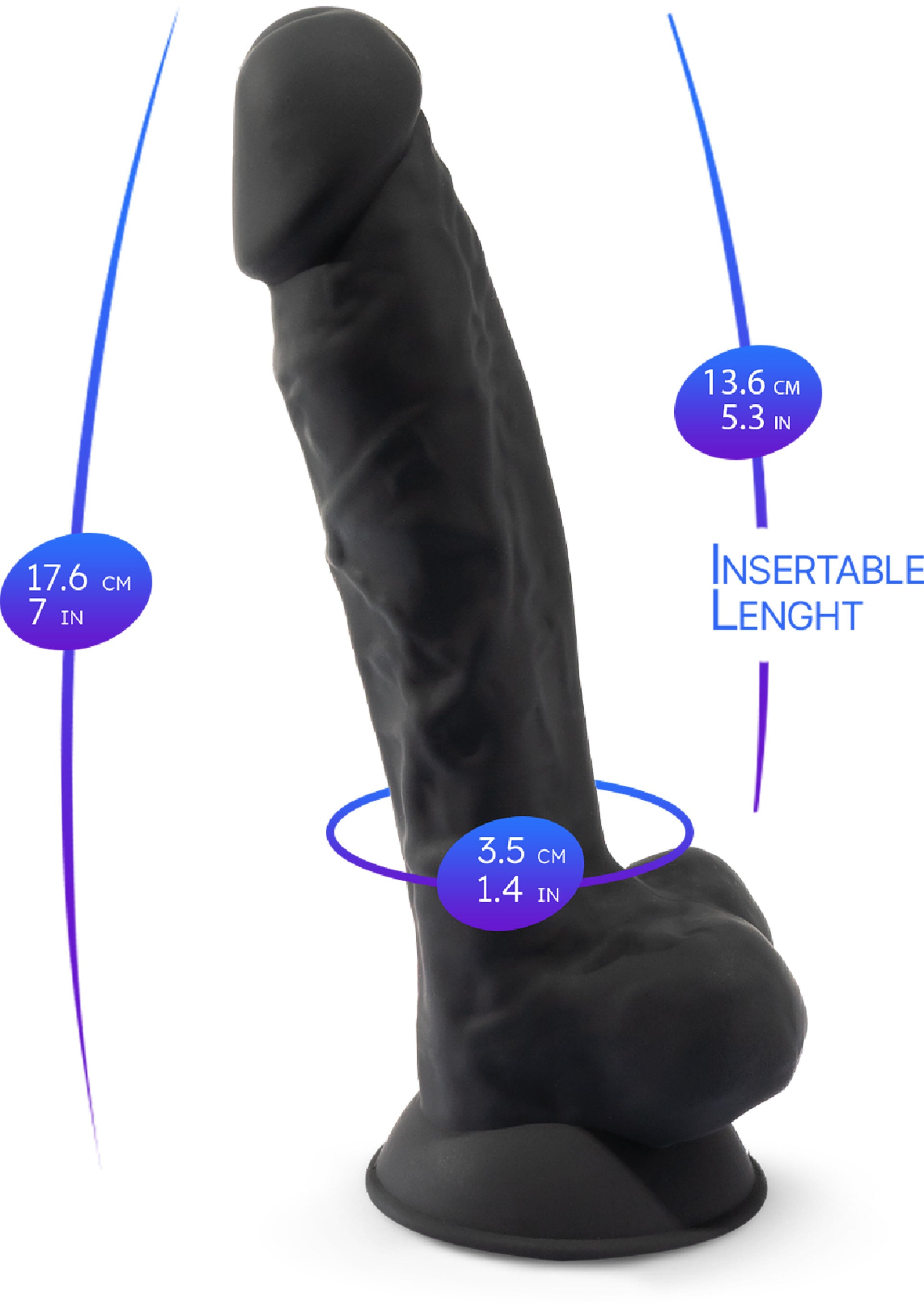 Silex-D Dildo Model 7 inch