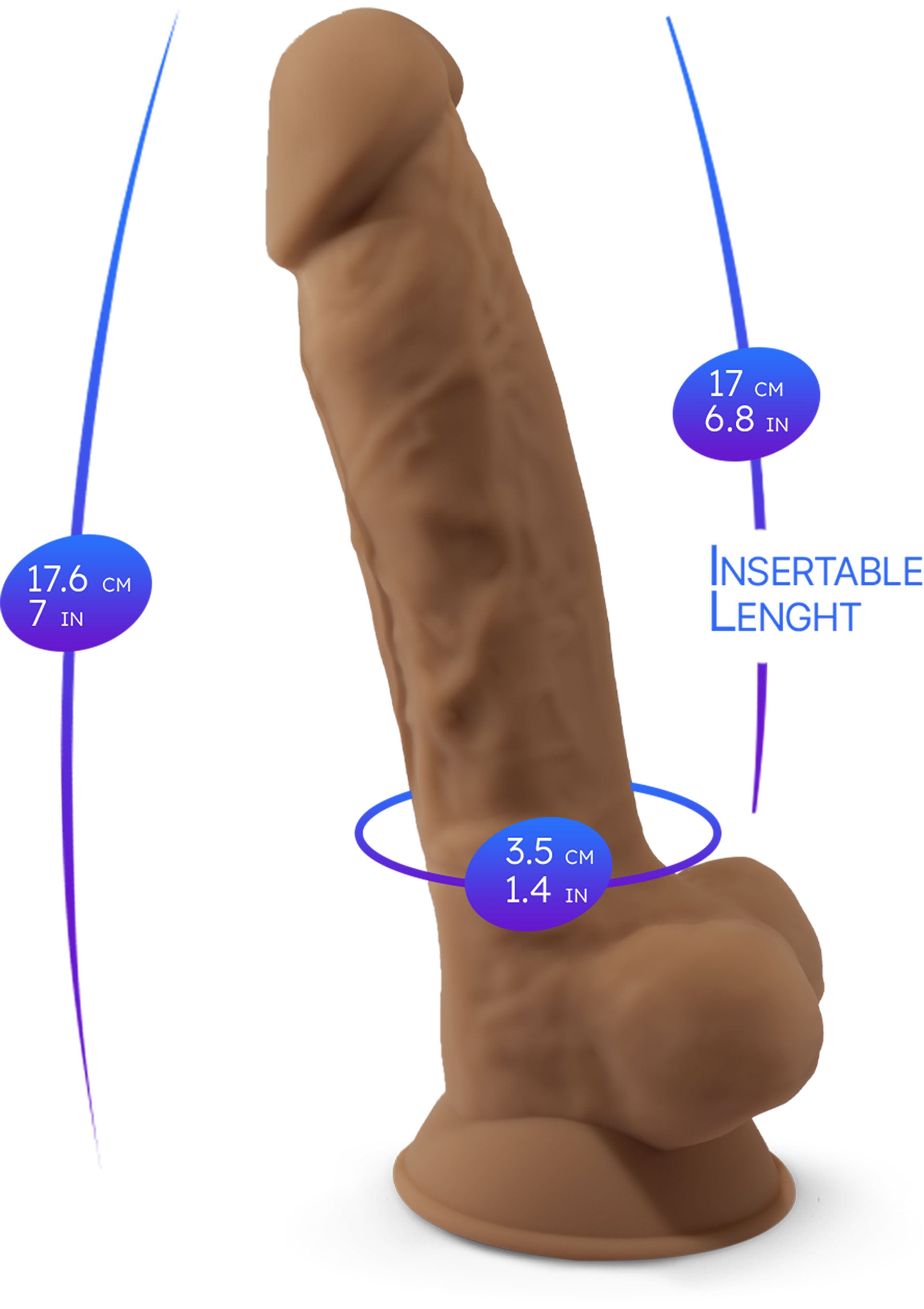 Silex-D Dildo Model 7 inch