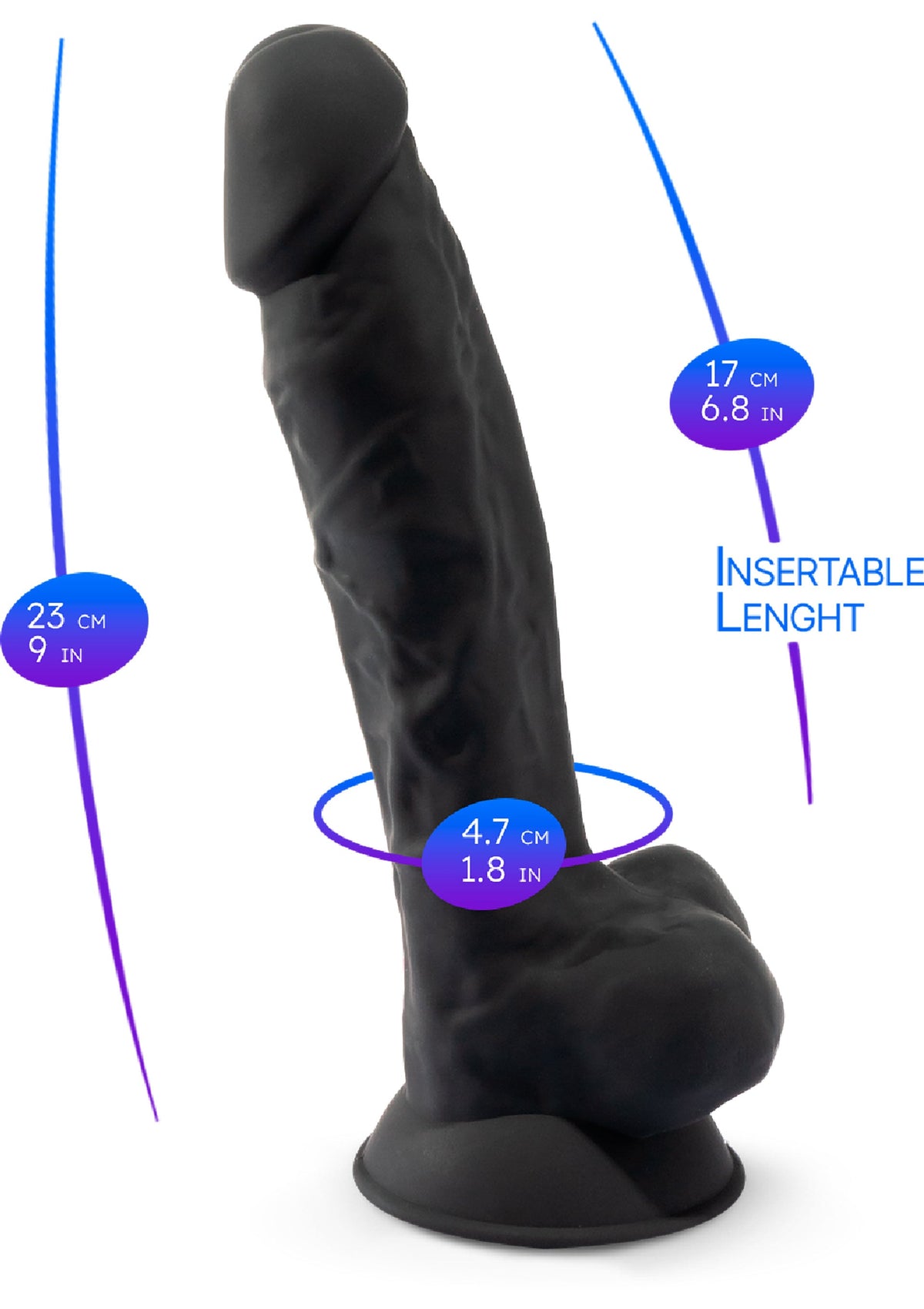 Silex-D Dildo Model 9 inch