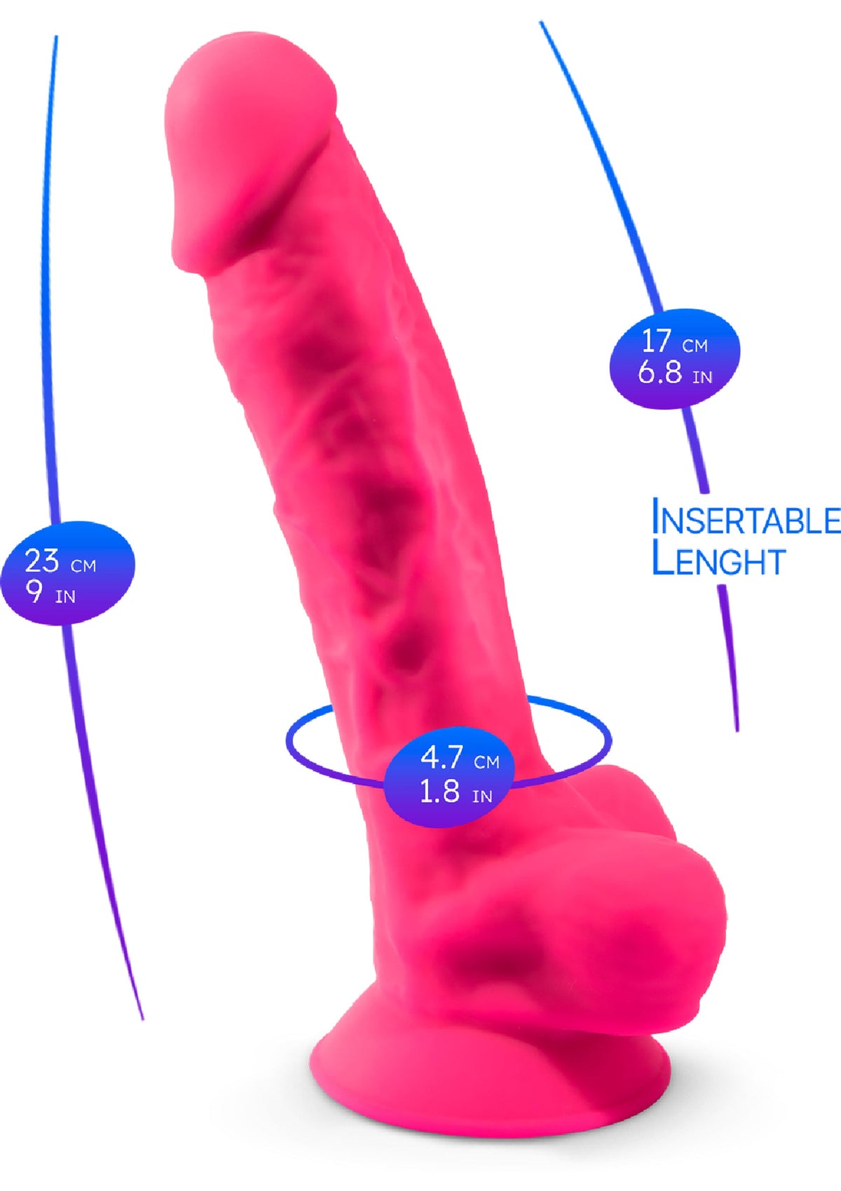 Silex-D Dildo Model 9 inch