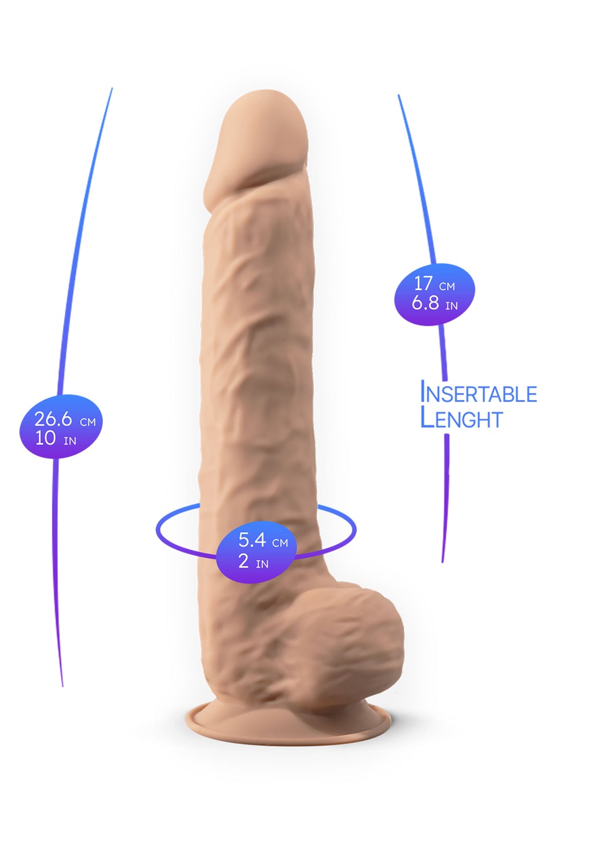 Silex-D Dildo Model 10 inch