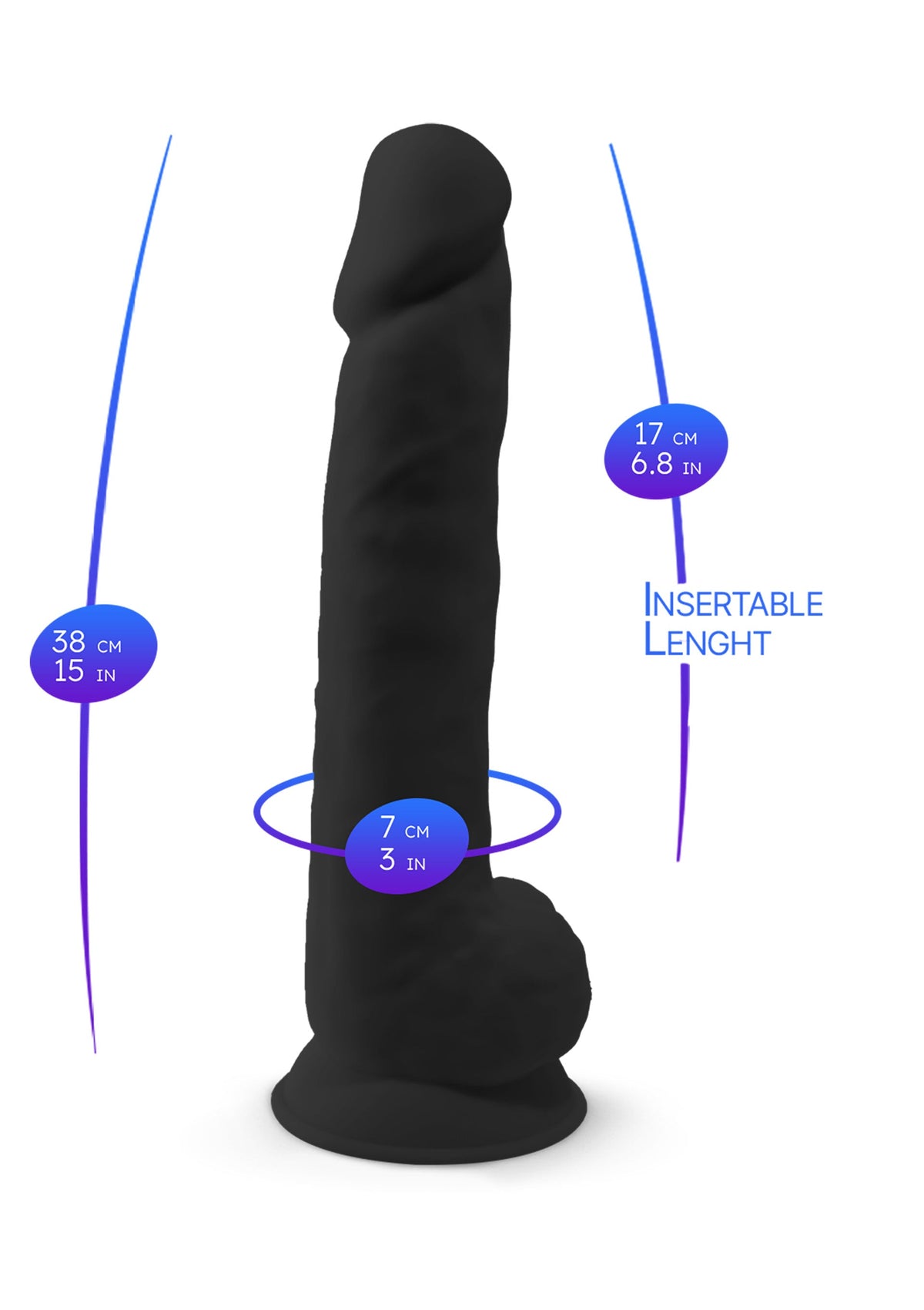 Silex-D Dildo Model 15 inch