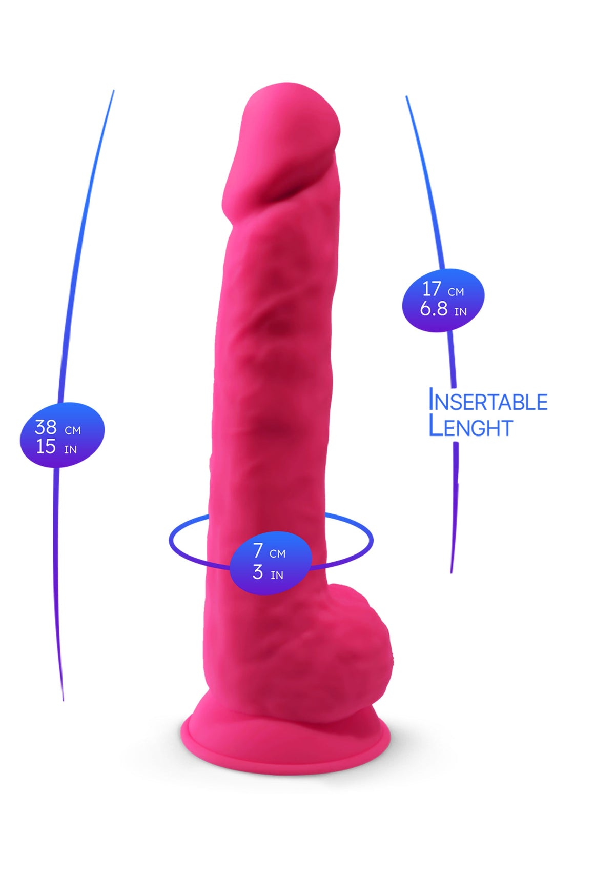 Silex-D Dildo Model 15 inch