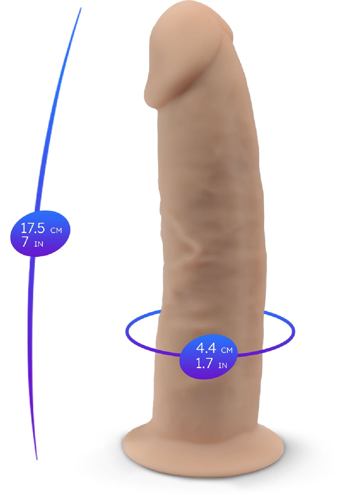 Silex-D Dildo Vibrating Model 7 inch