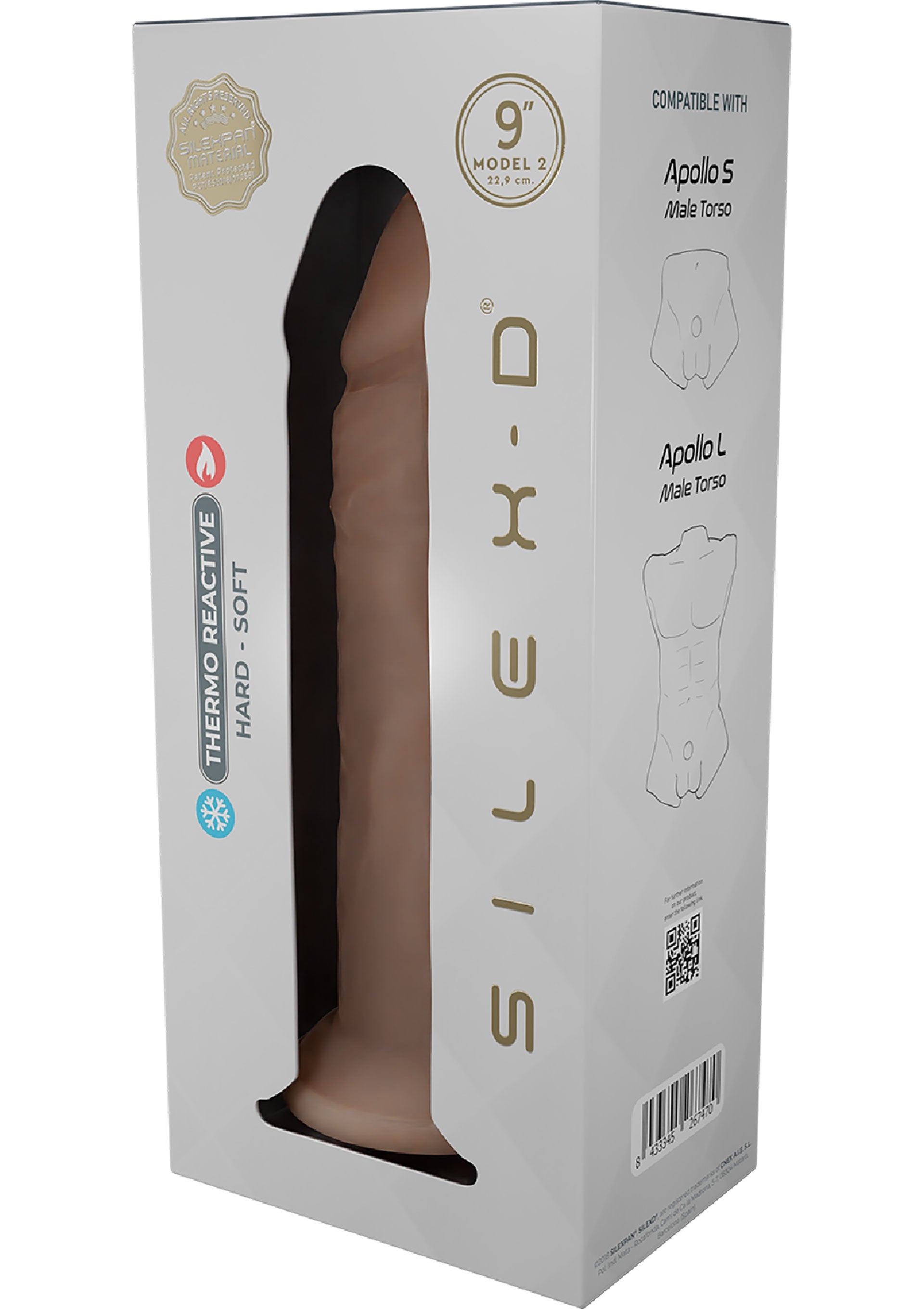 Silex-D Silicone Dong Model 9 inch