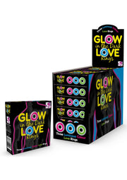 Spencer & Fleetwood Glow In The Dark Love Rings