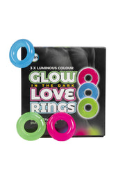 Spencer & Fleetwood Glow In The Dark Love Rings