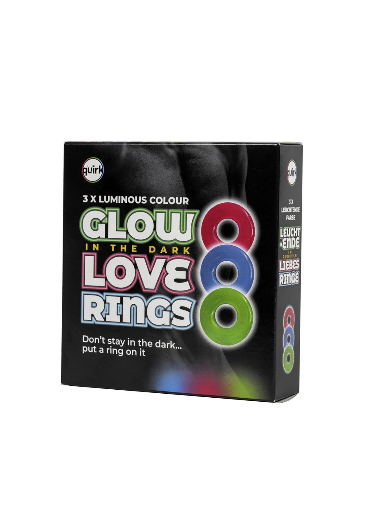 Spencer & Fleetwood Glow In The Dark Love Rings