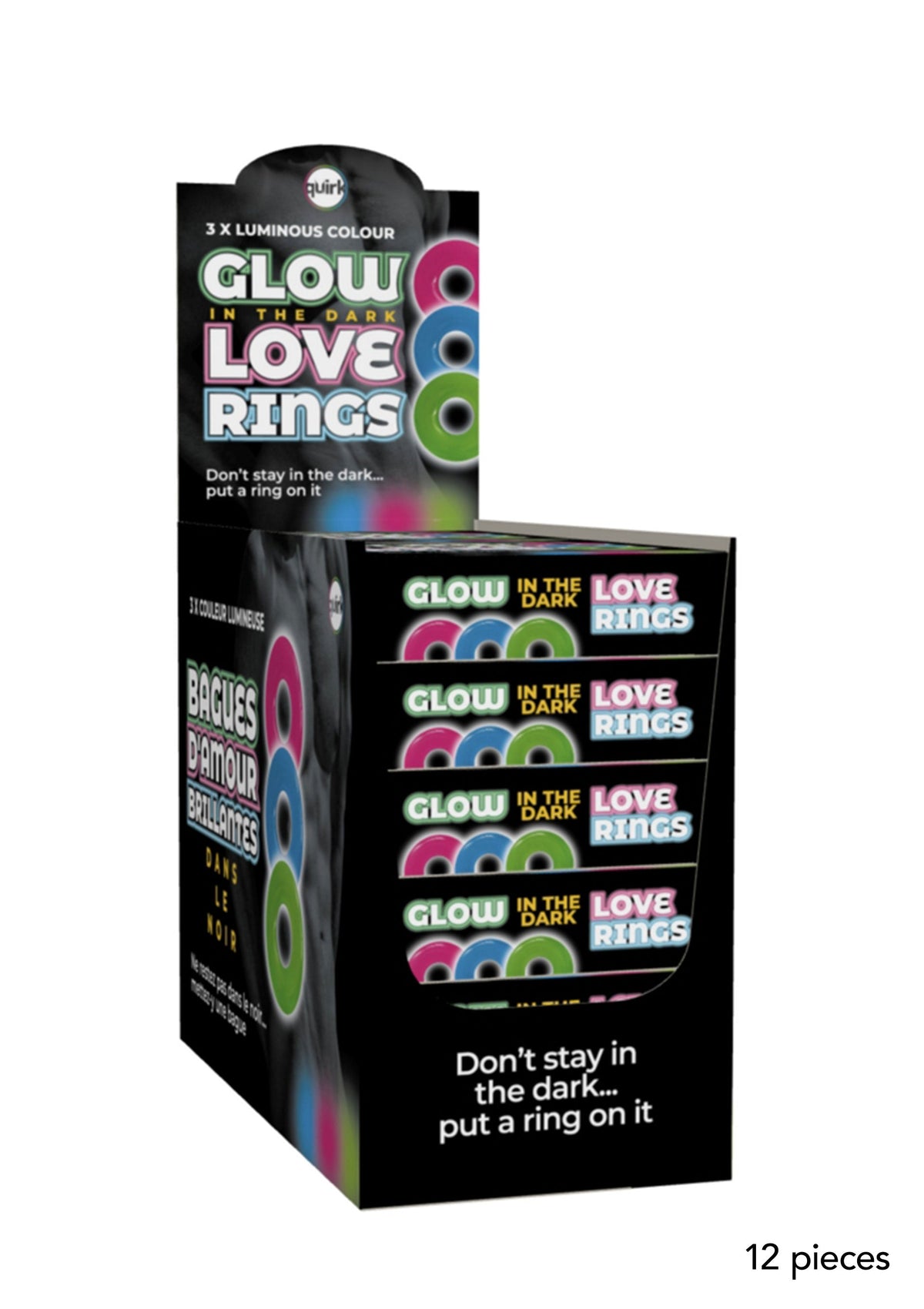 Spencer & Fleetwood Glow In The Dark Love Rings