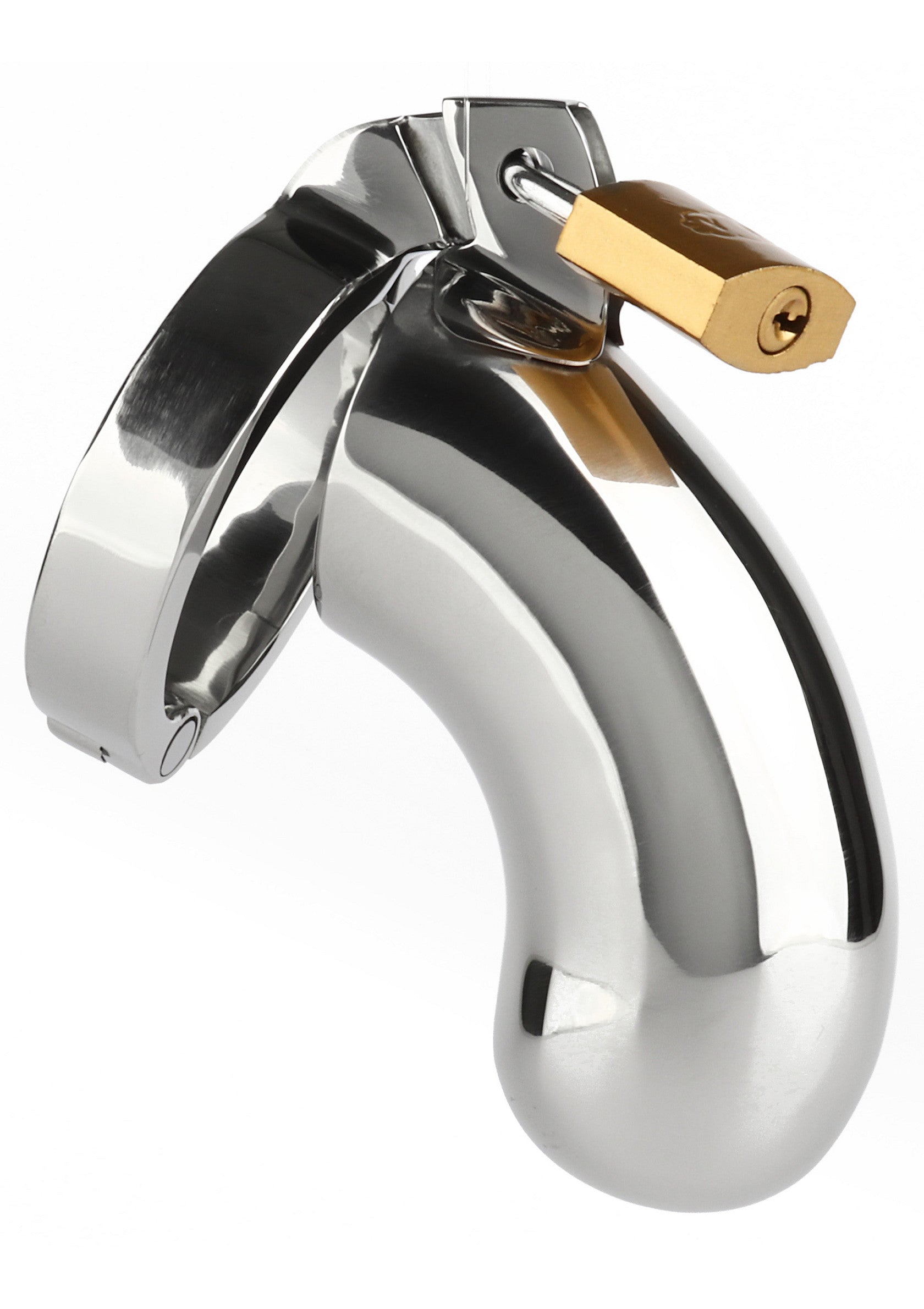 Ceinture de chasteté métallique avec cadenas pour une sécurité optimale. Explorez le contrôle et le plaisir en toute sécurité.; Metalen kuisheidsgordel met slot voor maximale veiligheid. Ontdek controle en plezier in alle veiligheid.; Metal chastity device with lock for maximum security. Explore control and pleasure with confidence.