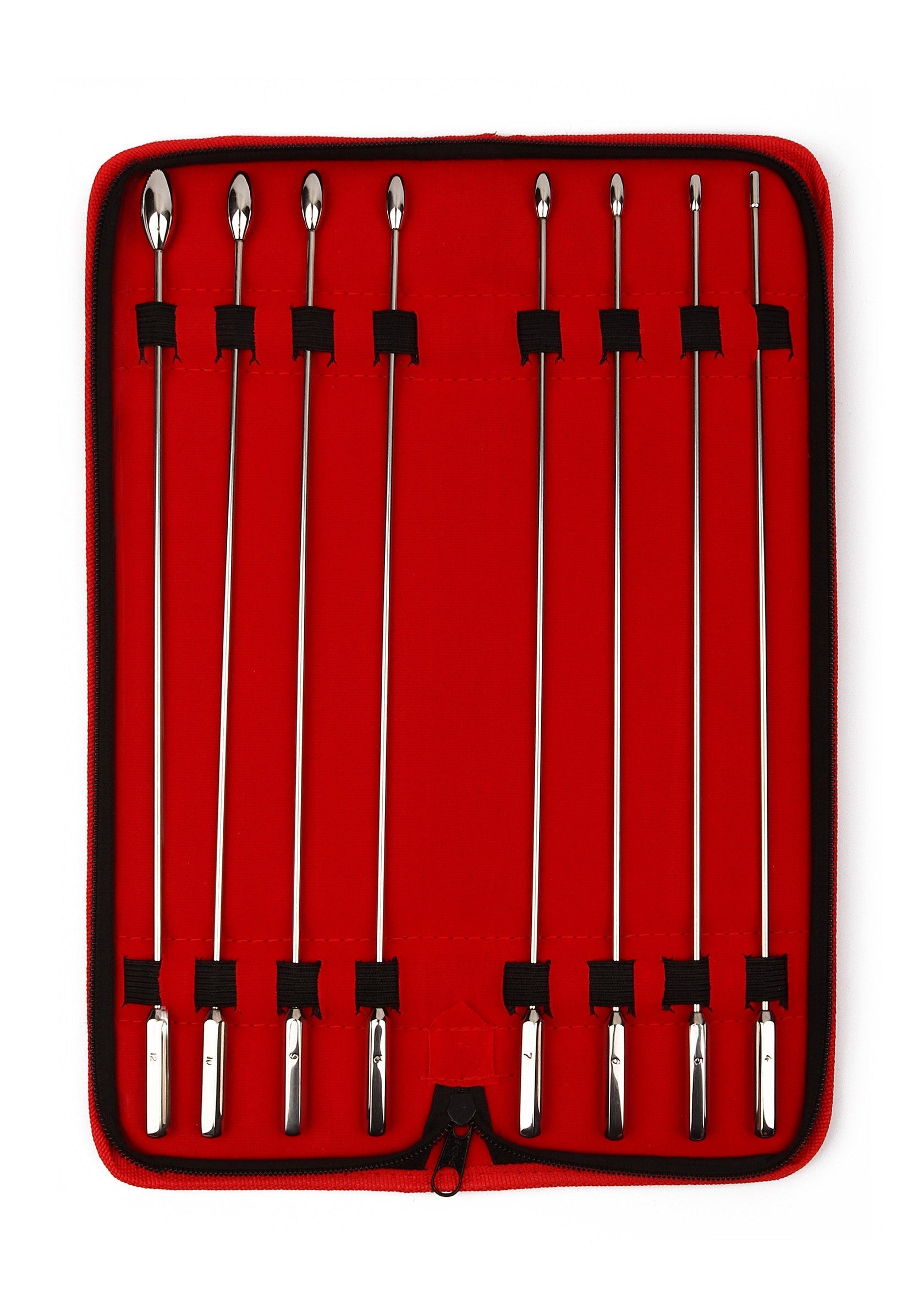 Mr. Steel Rosebud Urethral Sounds 8 pcs