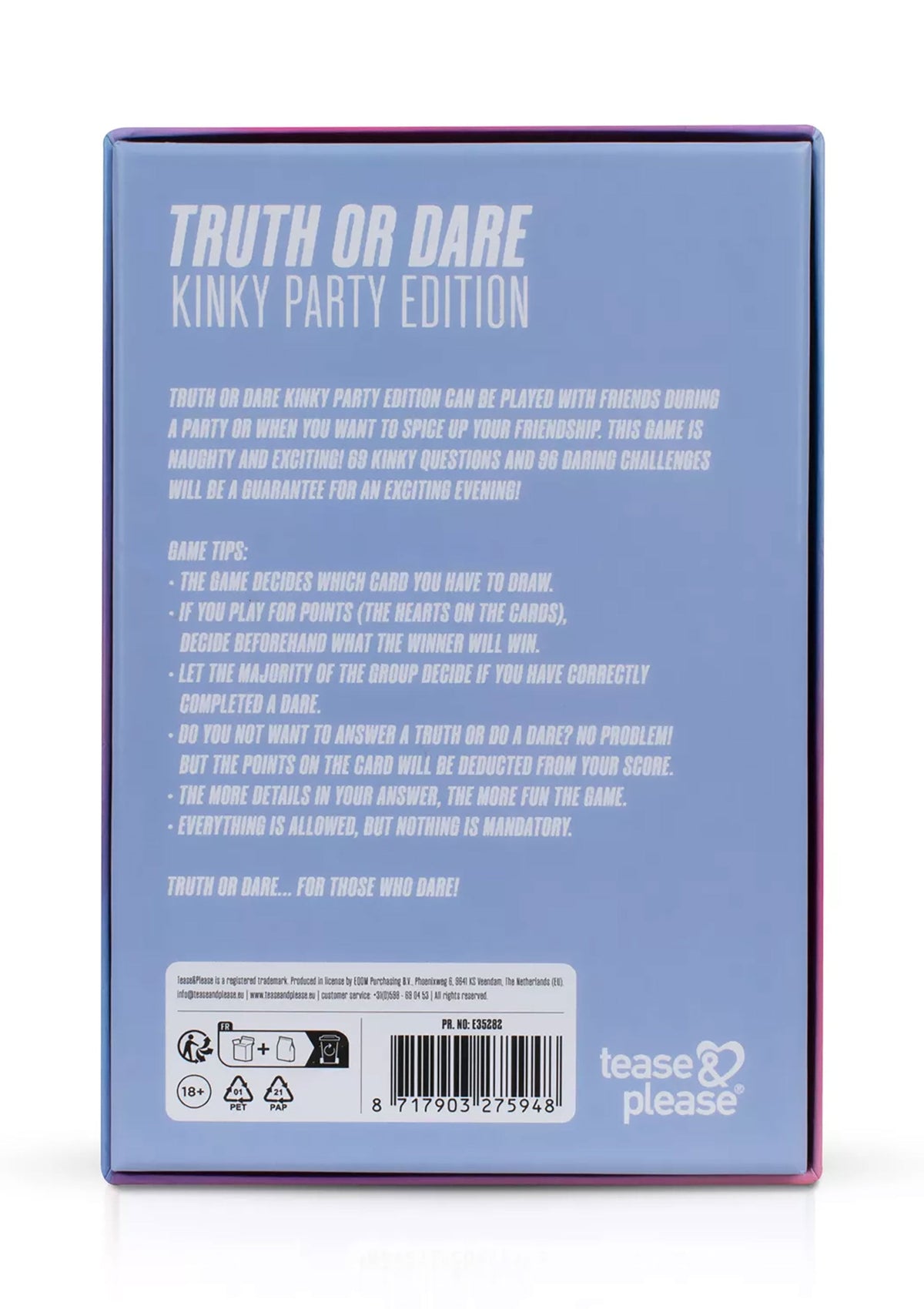 Tease & Please Truth or Dare Kinky Party Edition