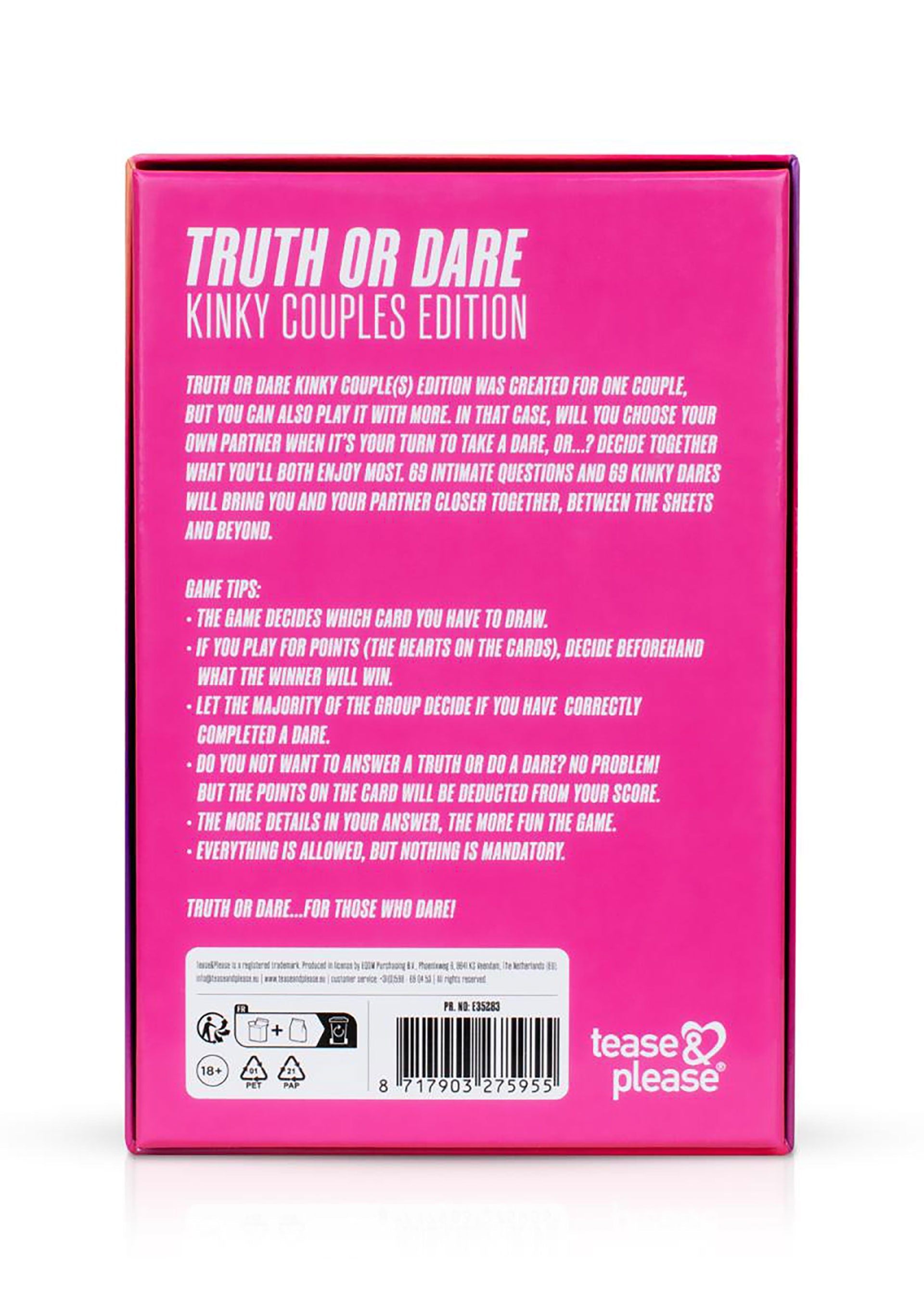 Tease & Please Truth or Dare Kinky Couples Edition