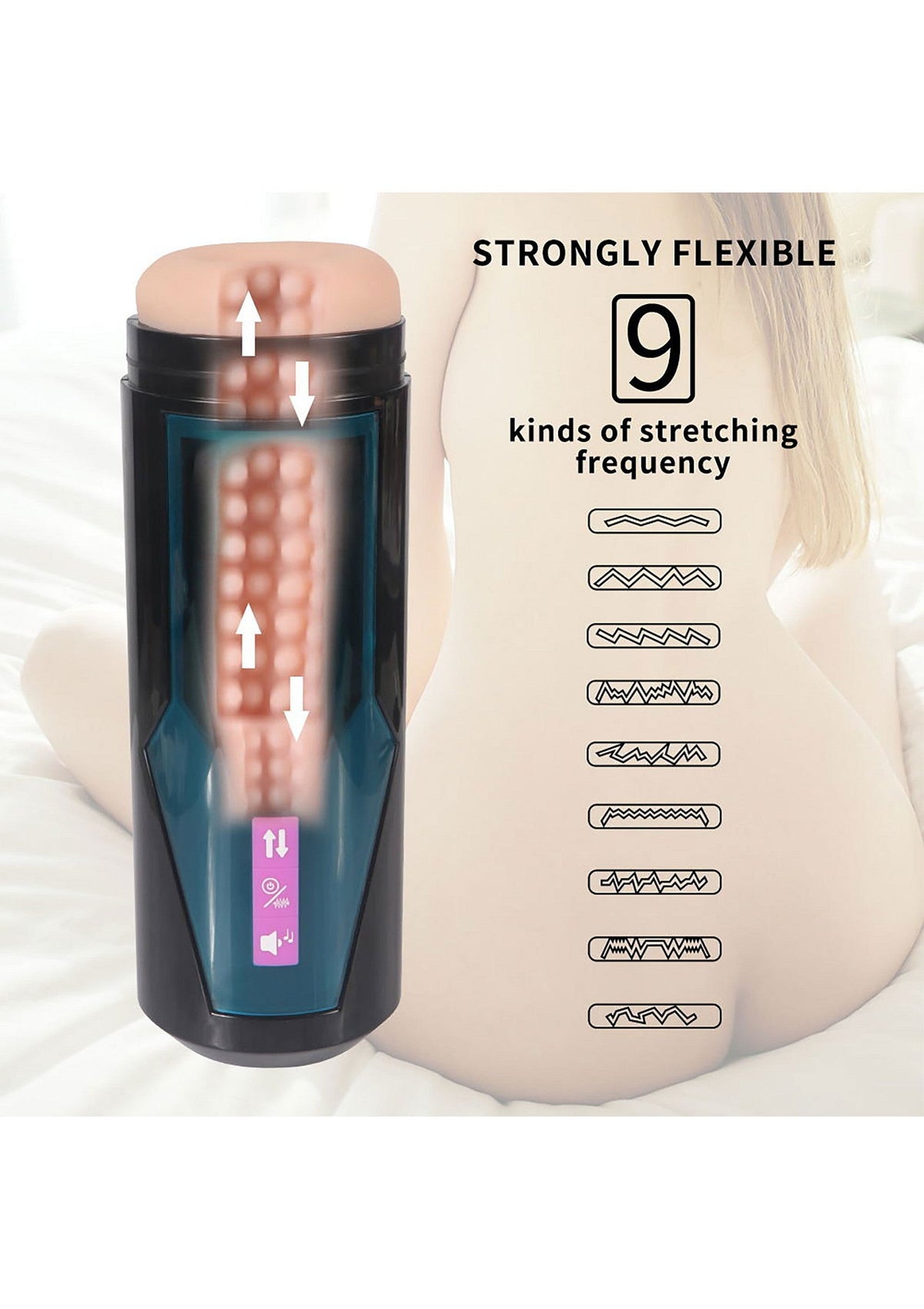 Hismith KlicLok Vibrating Stroker