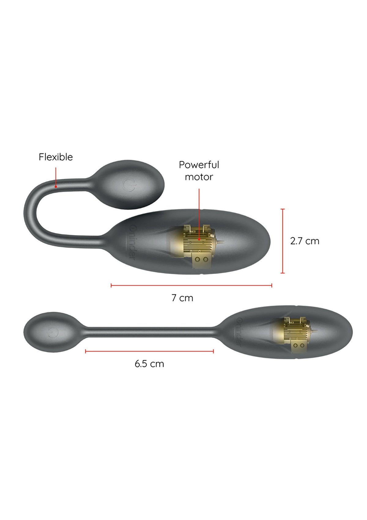 Oninder Denver Vibrating Egg + App