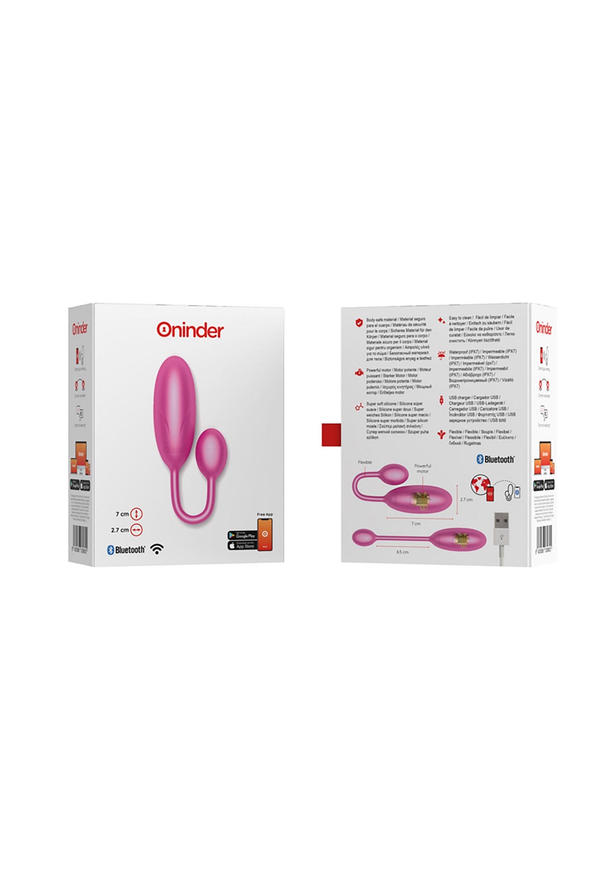 Oninder Denver Vibrating Egg + App