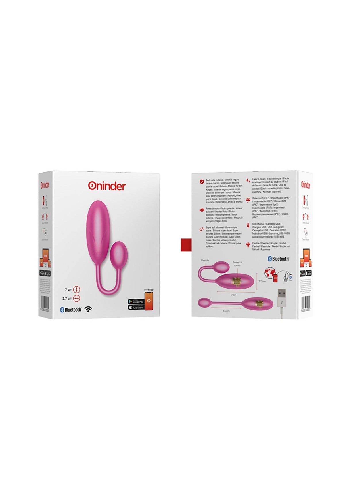 Oninder Denver Vibrating Egg + App