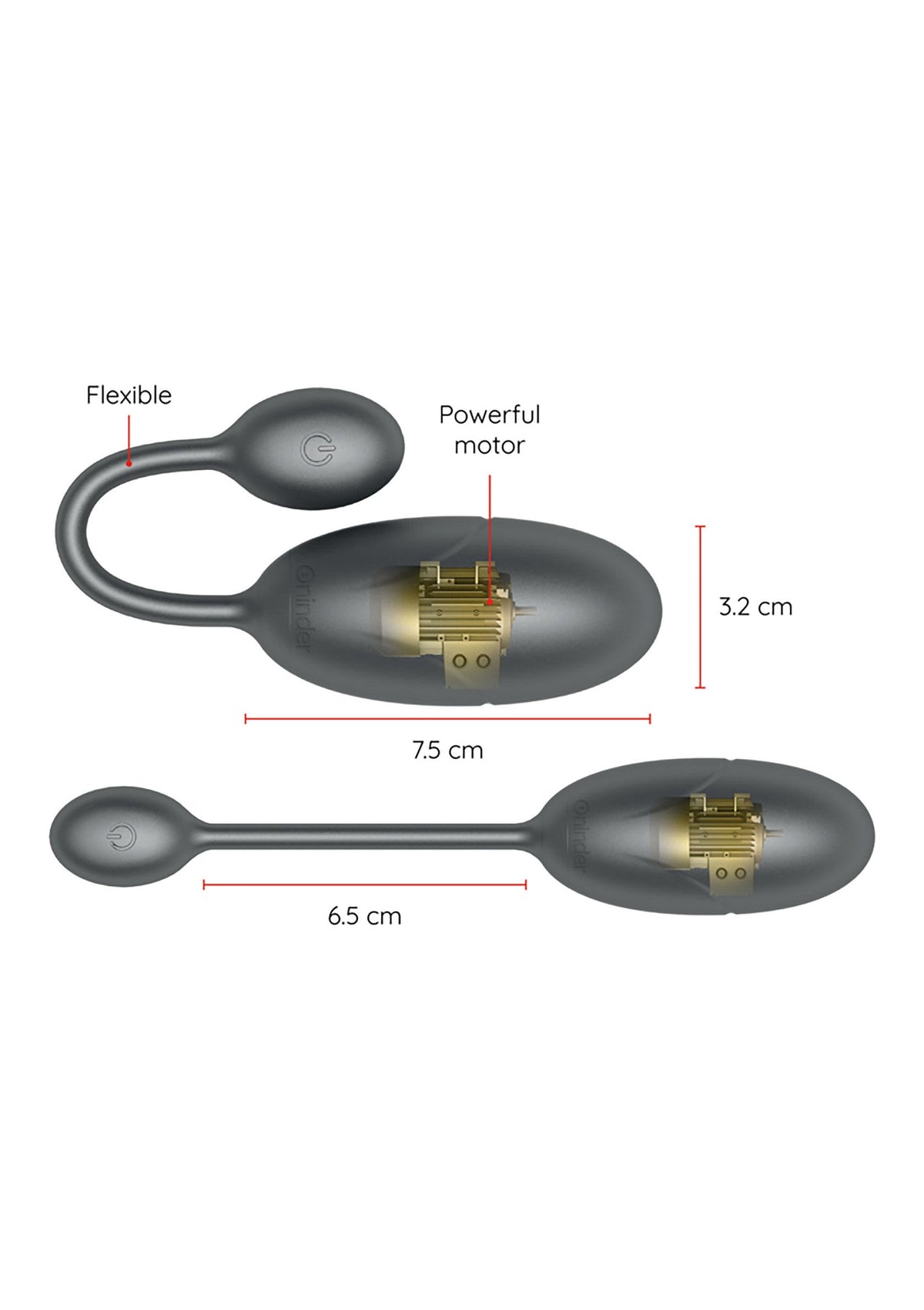 Oninder Tokyo Vibrating Egg + App