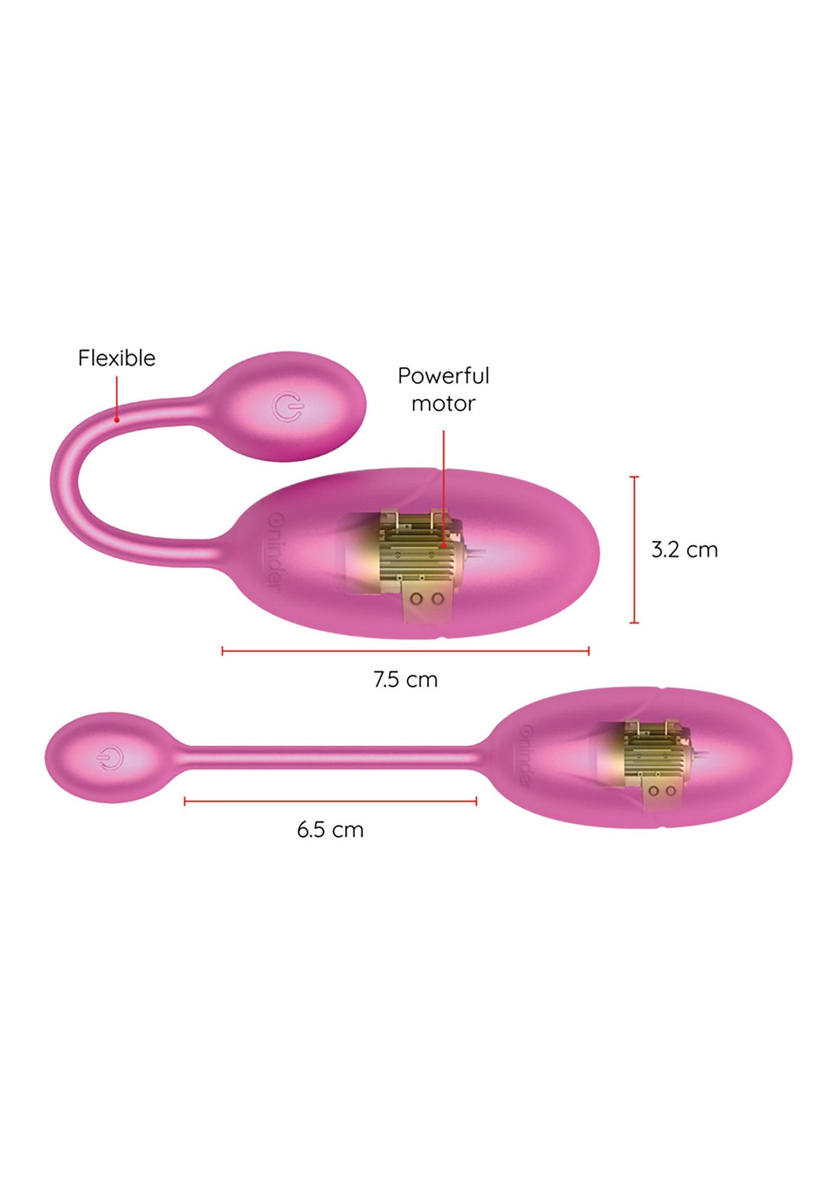 Oninder Tokyo Vibrating Egg + App