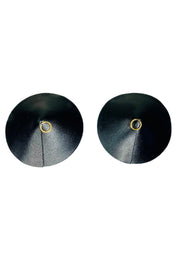 Kinky Diva PU Leather Nipple Covers Ring