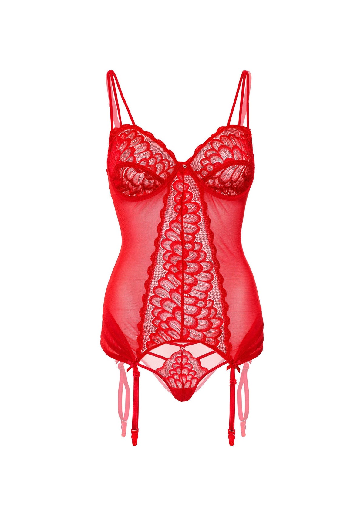 Daring Intimates Lace Cami Corset with string