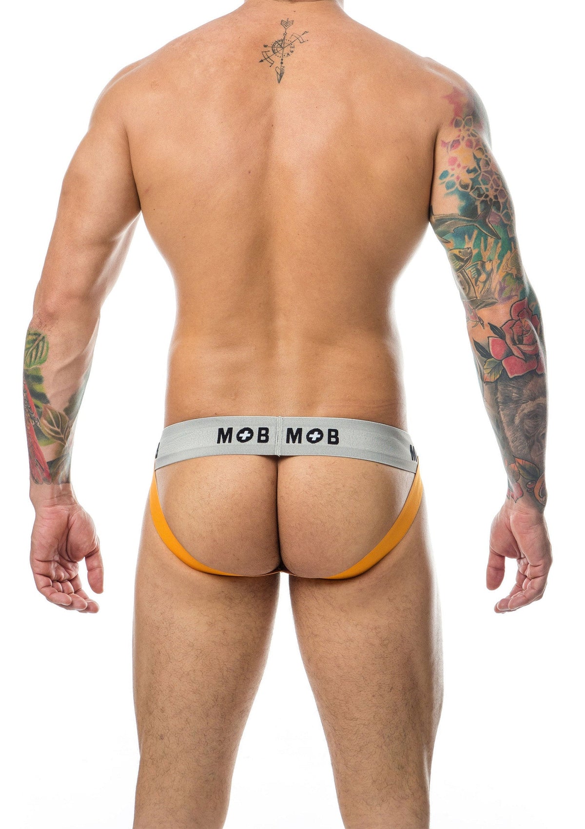 Jockstrap MOB pour hommes, confort et maintien parfaits. Découvrez notre collection de sous-vêtements masculins.; MOB jockstrap voor heren, perfect comfort en ondersteuning. Ontdek onze collectie herenondergoed.; MOB men's jockstrap, perfect comfort and support. Discover our collection of men's underwear.