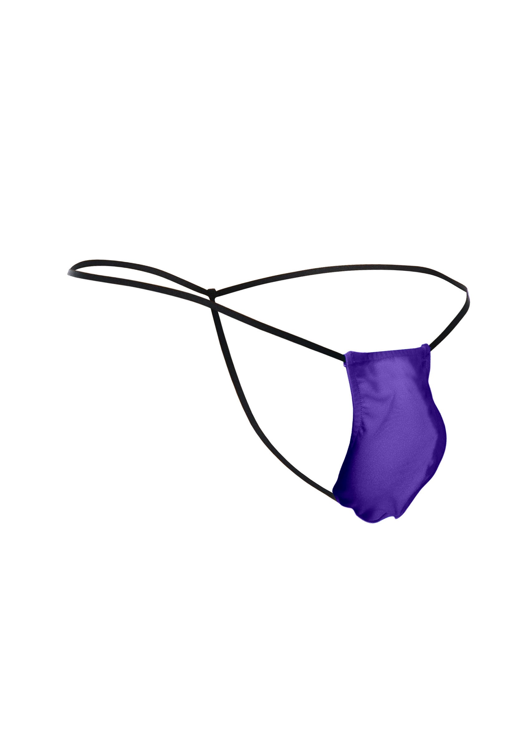 String violet élégant pour femme. Lingerie fine et confortable.; Elegante paarse string voor dames. Fijne en comfortabele lingerie.; Elegant purple string thong for women. Fine and comfortable lingerie.