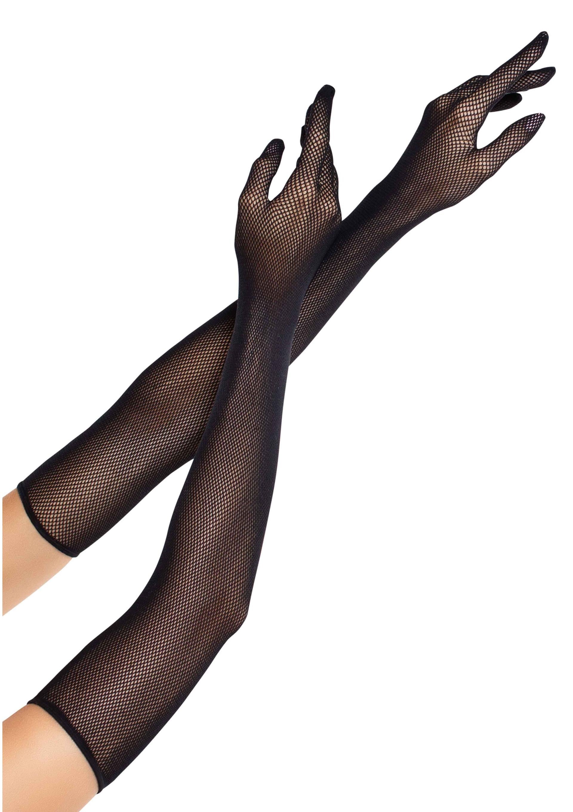 Leg Avenue Opera Length Fishnet Gloves