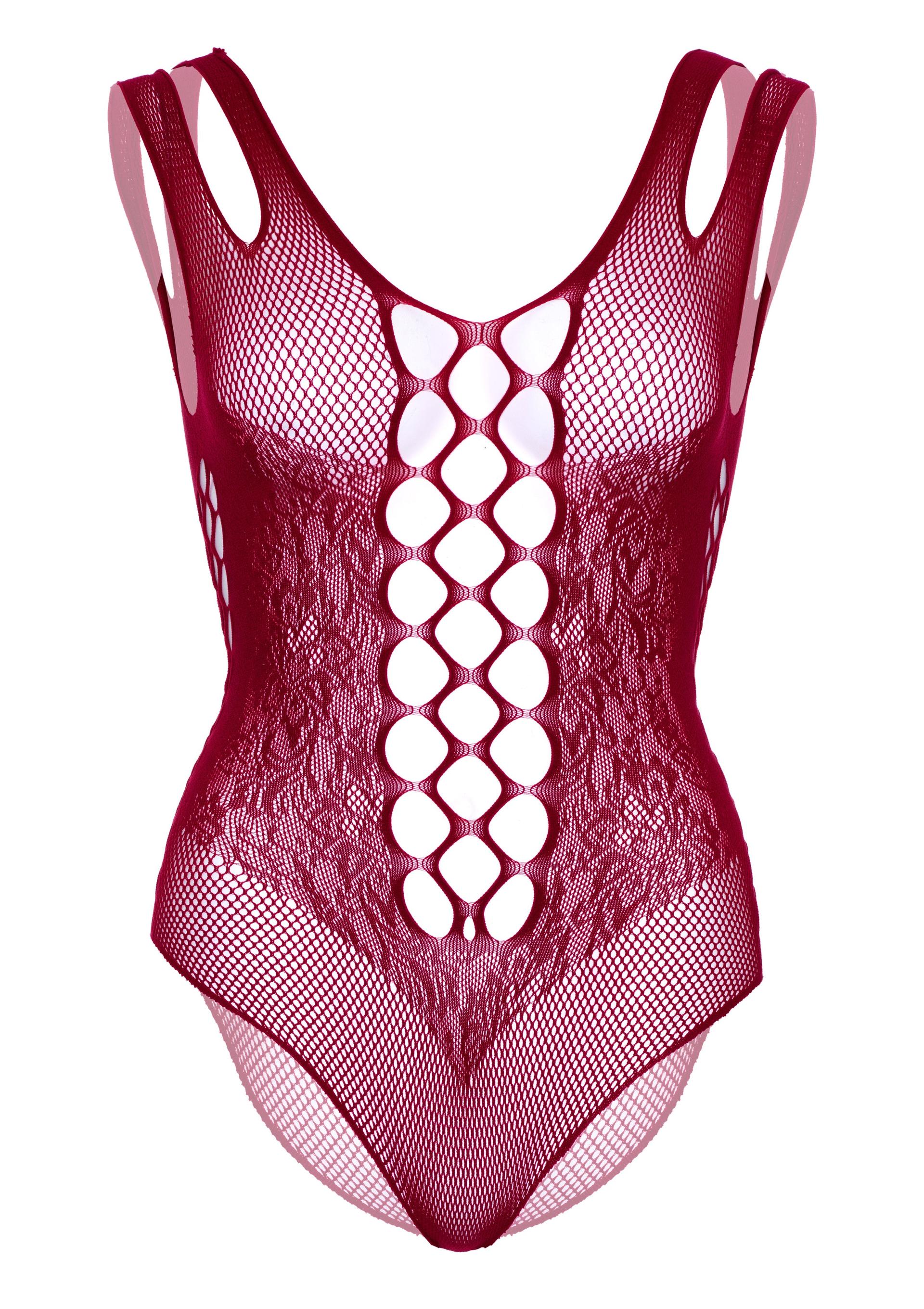 Leg Avenue Plus Seamless Bodysuit with Shoulder Straps