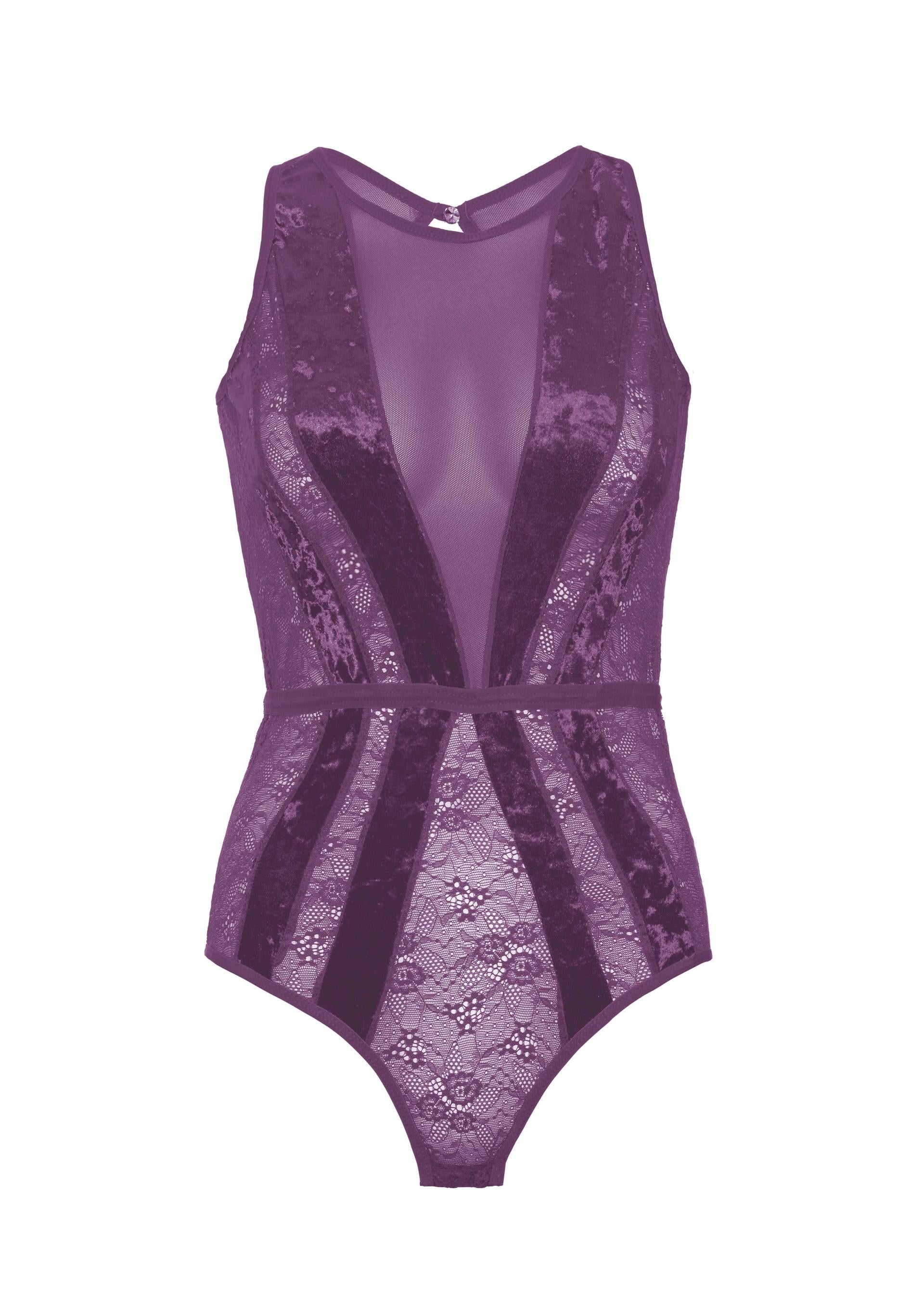 Leg Avenue Teddy with Keyhole Back and Snap Crotch