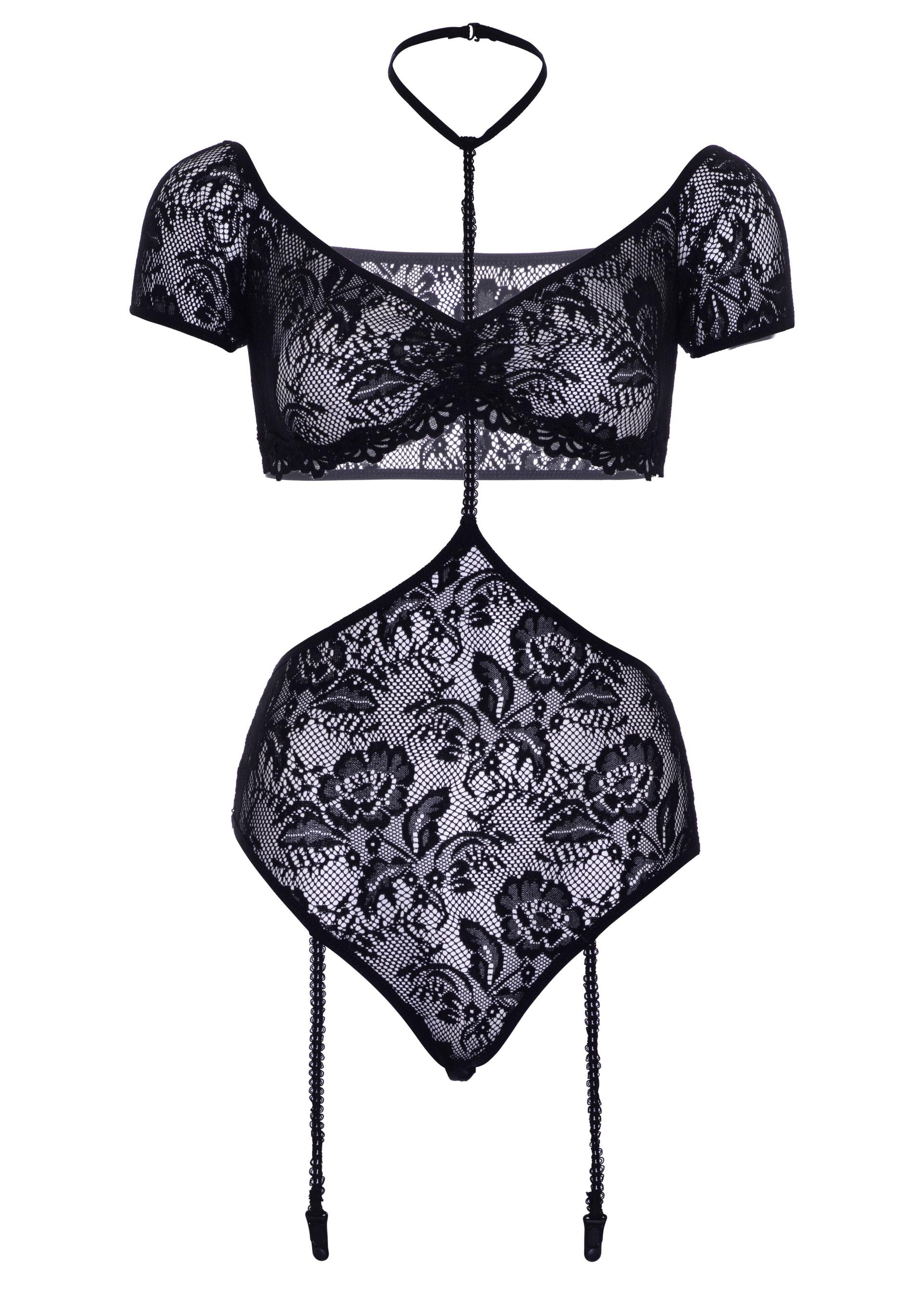 Leg Avenue Bandeau Top and Garter Teddy