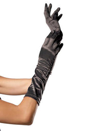 Leg Avenue Elbow Length Satin Gloves