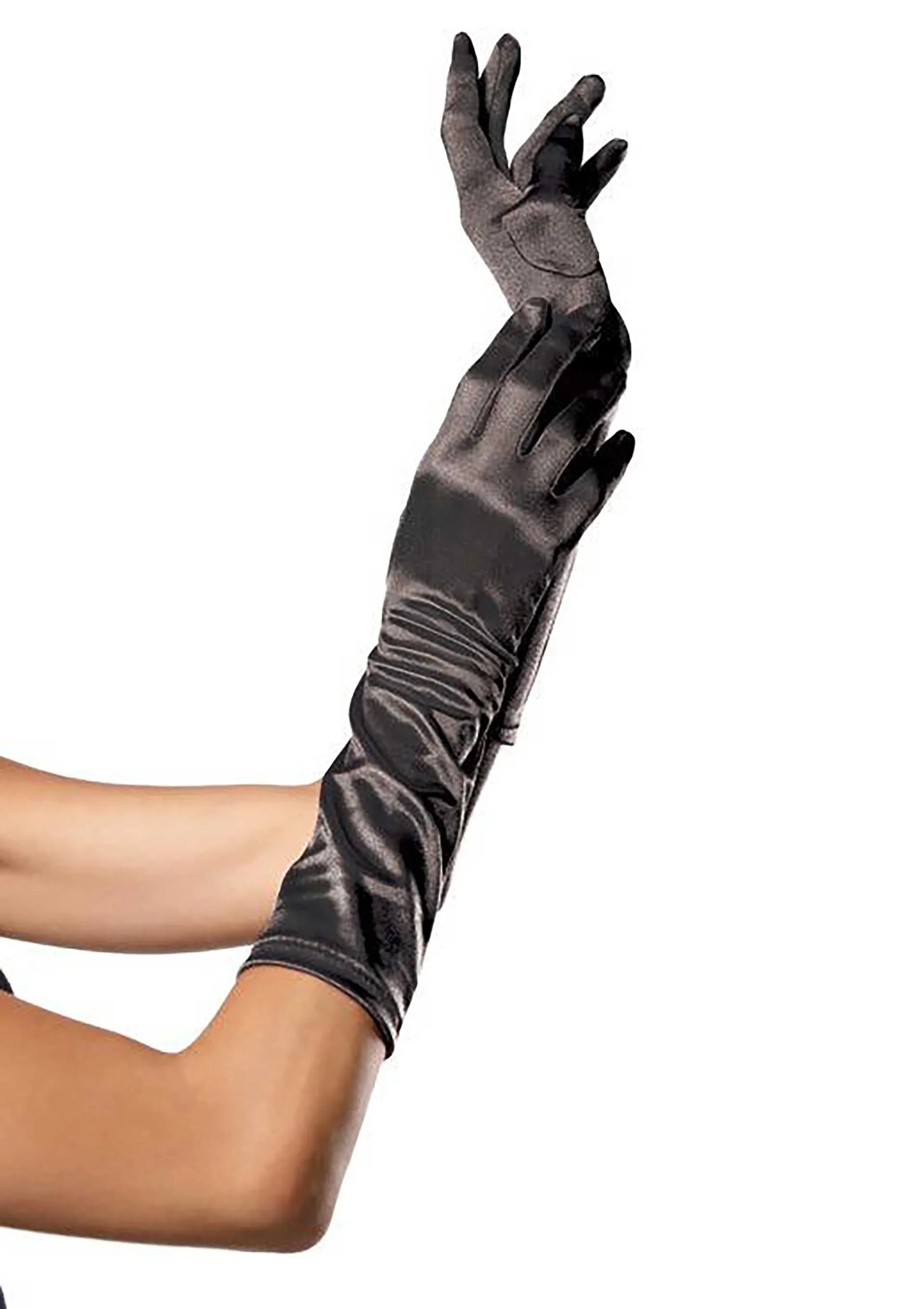 Leg Avenue Elbow Length Satin Gloves