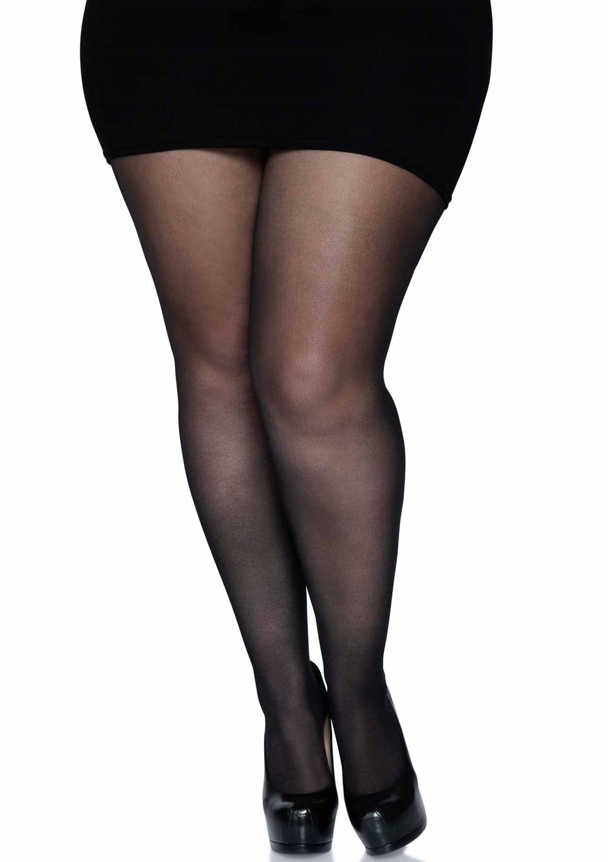 Leg Avenue Plus Backseam Pantyhose